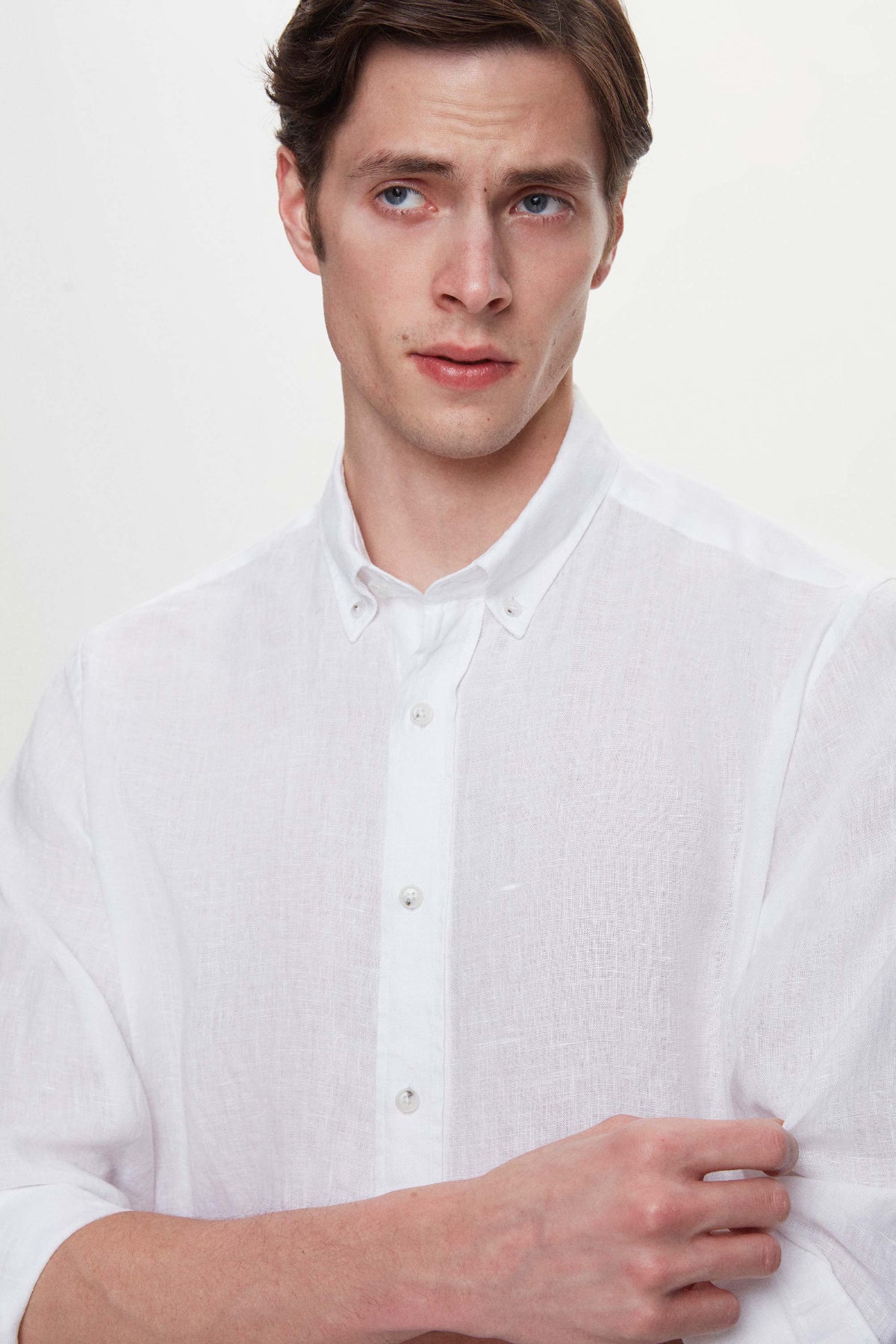 CAMASA REGULAR FIT D'S DAMAT - Alb