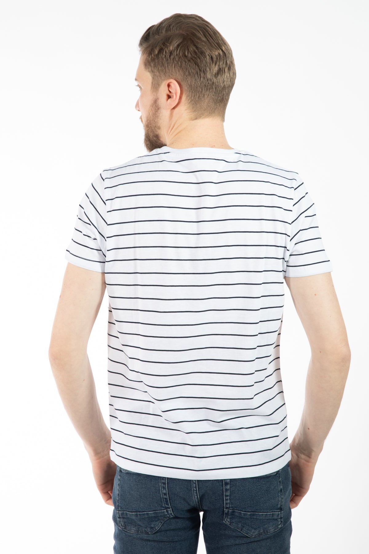 TRICOU REGULAR FIT D'S DAMAT - Alb