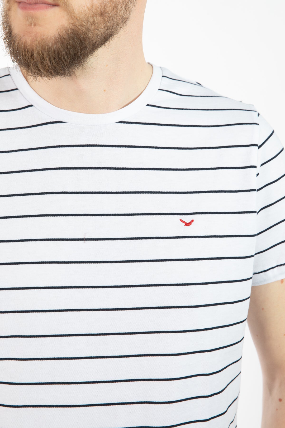 TRICOU REGULAR FIT D'S DAMAT - Alb