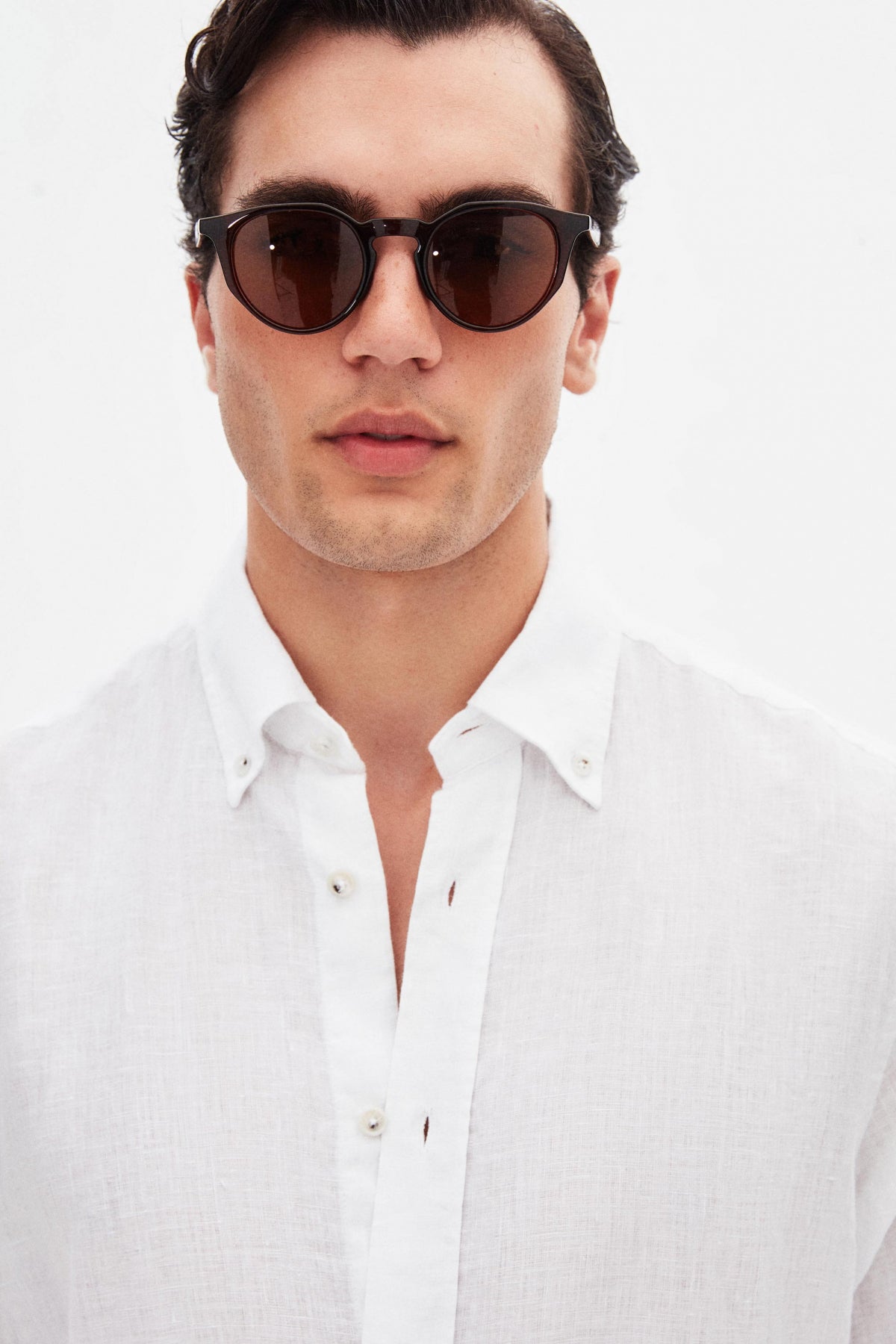 CAMASA COMFORT FIT D'S DAMAT - Alb