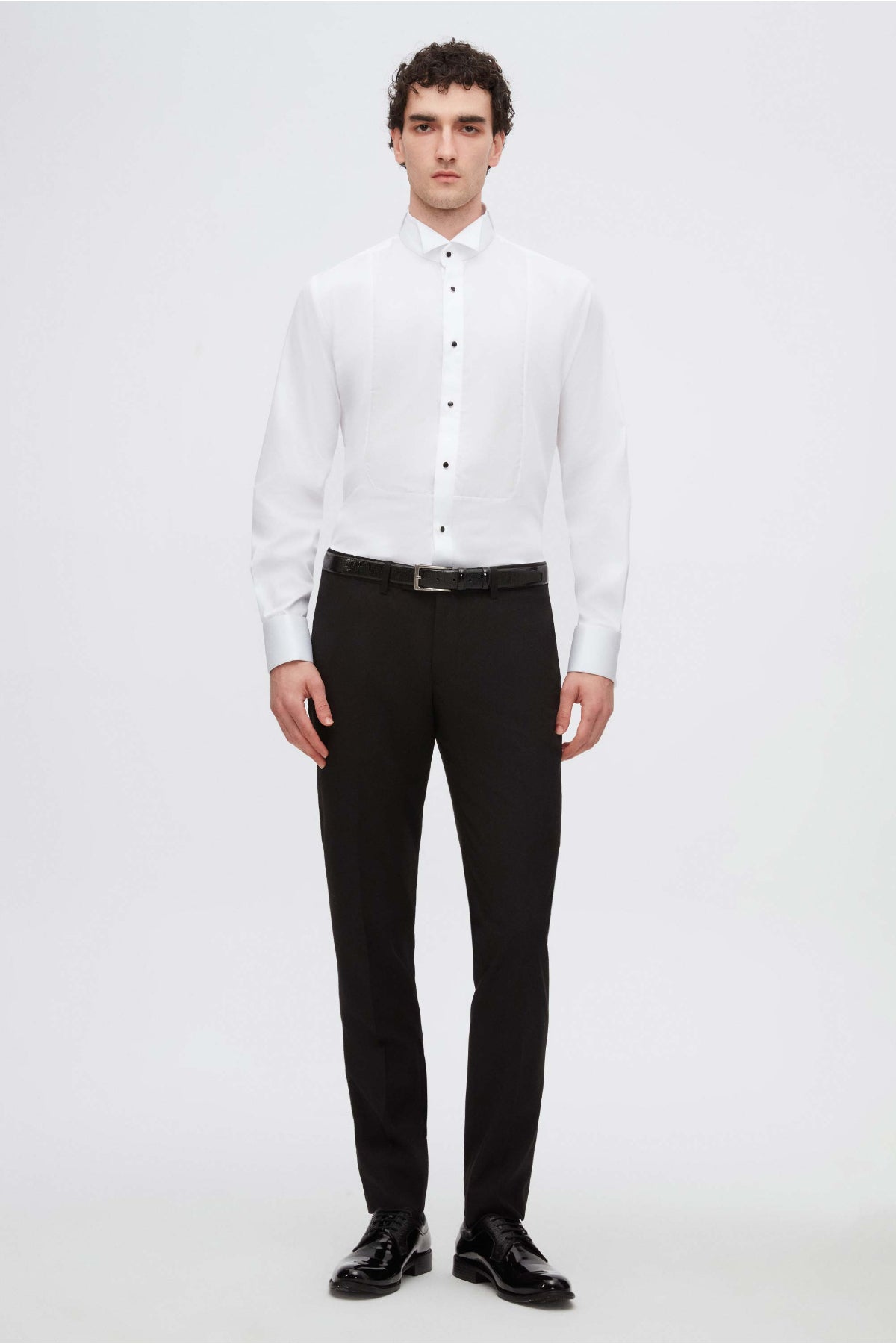 CAMASA CEREMONIE SLIM FIT D'S DAMAT - Alb
