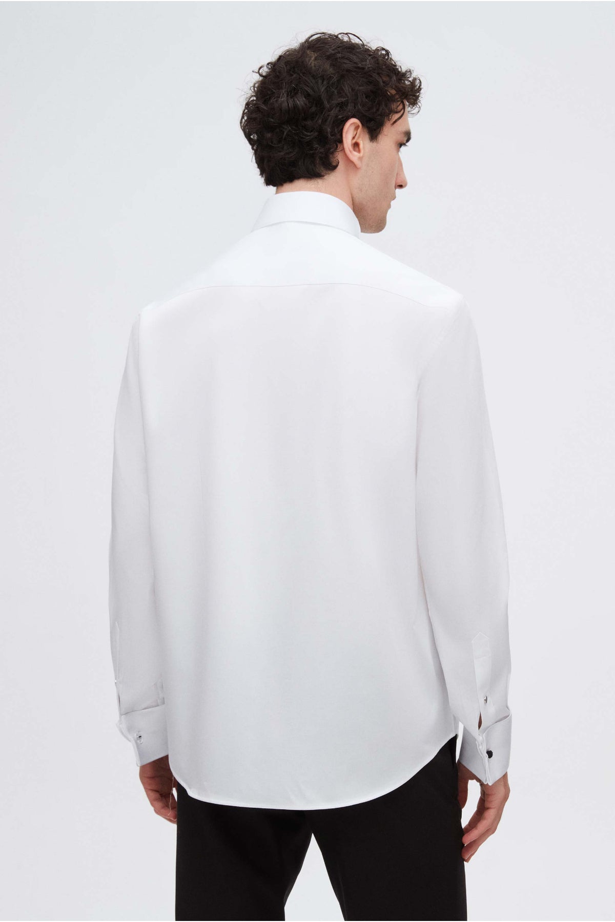 CAMASA CEREMONIE REGULAR FIT D'S DAMAT - Alb