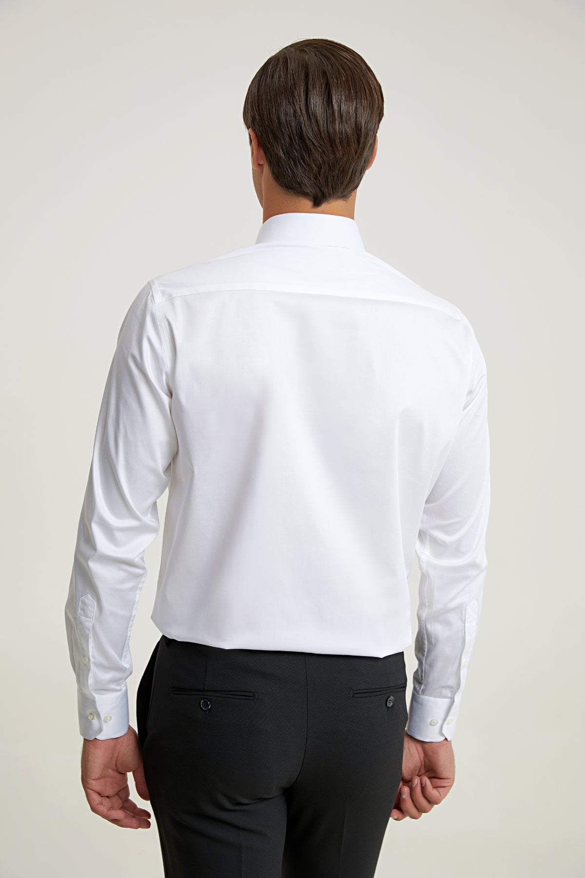 CAMASA D'S DAMAT REGULAR FIT - Alb
