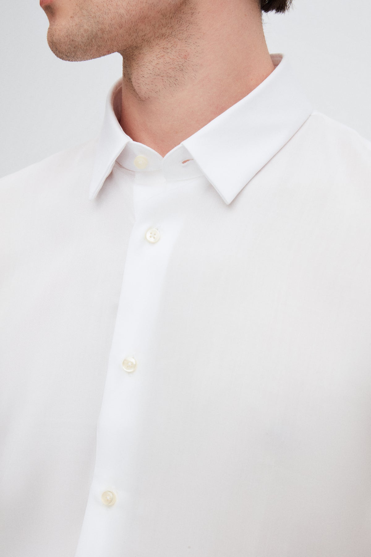 CAMASA SLIM FIT D'S DAMAT - Alb