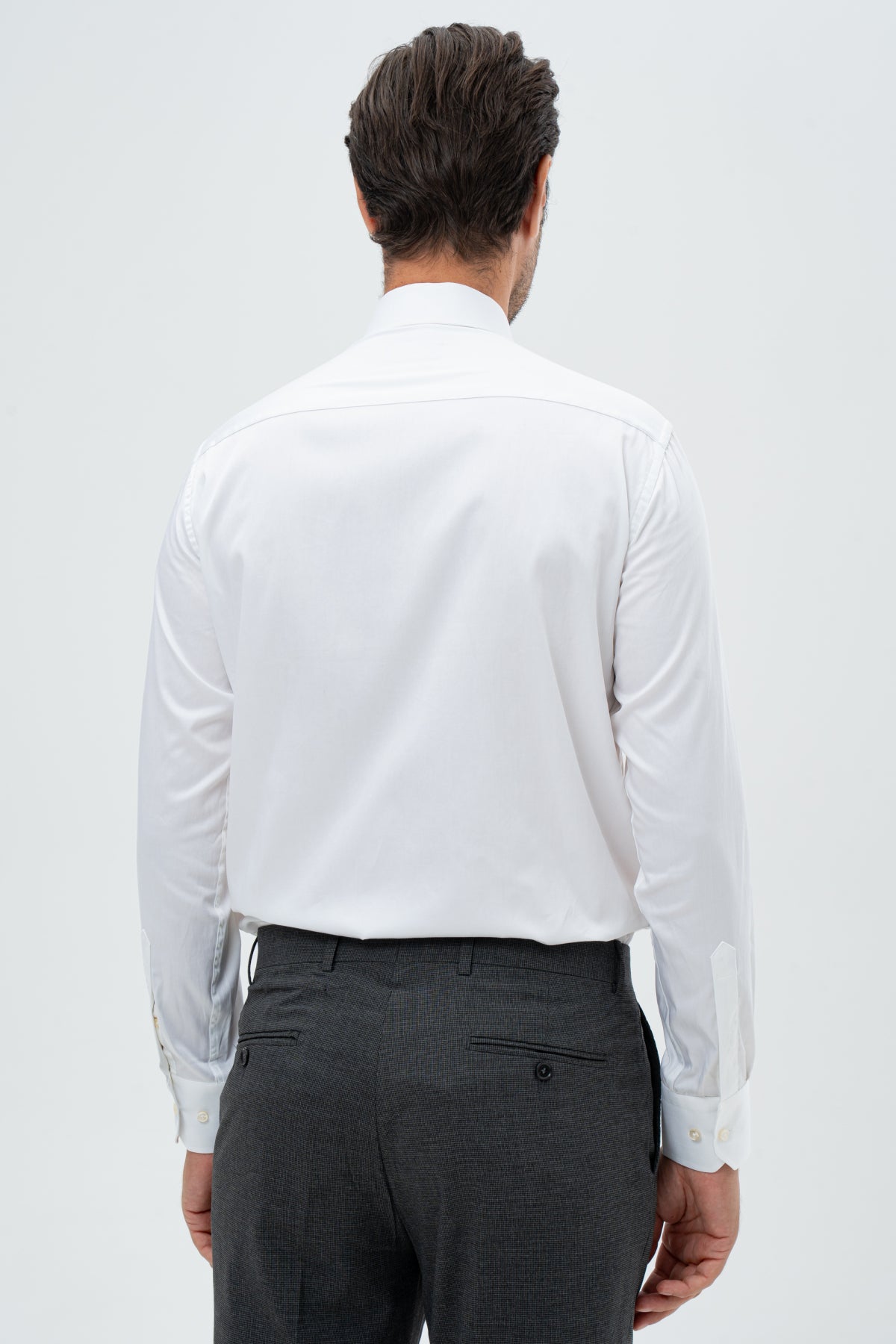 CAMASA D'S DAMAT REGULAR FIT - Alb