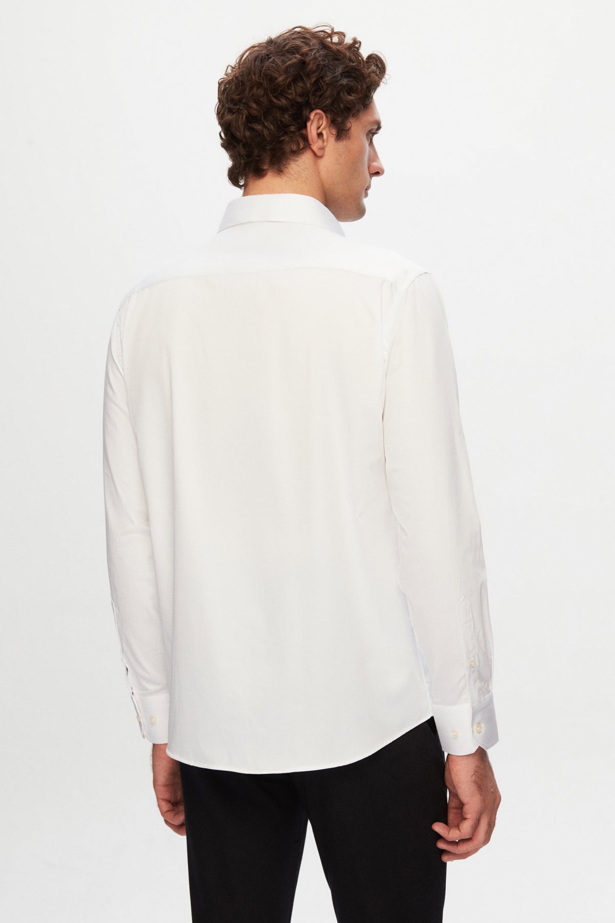 CAMASA D'S DAMAT REGULAR FIT - Alb