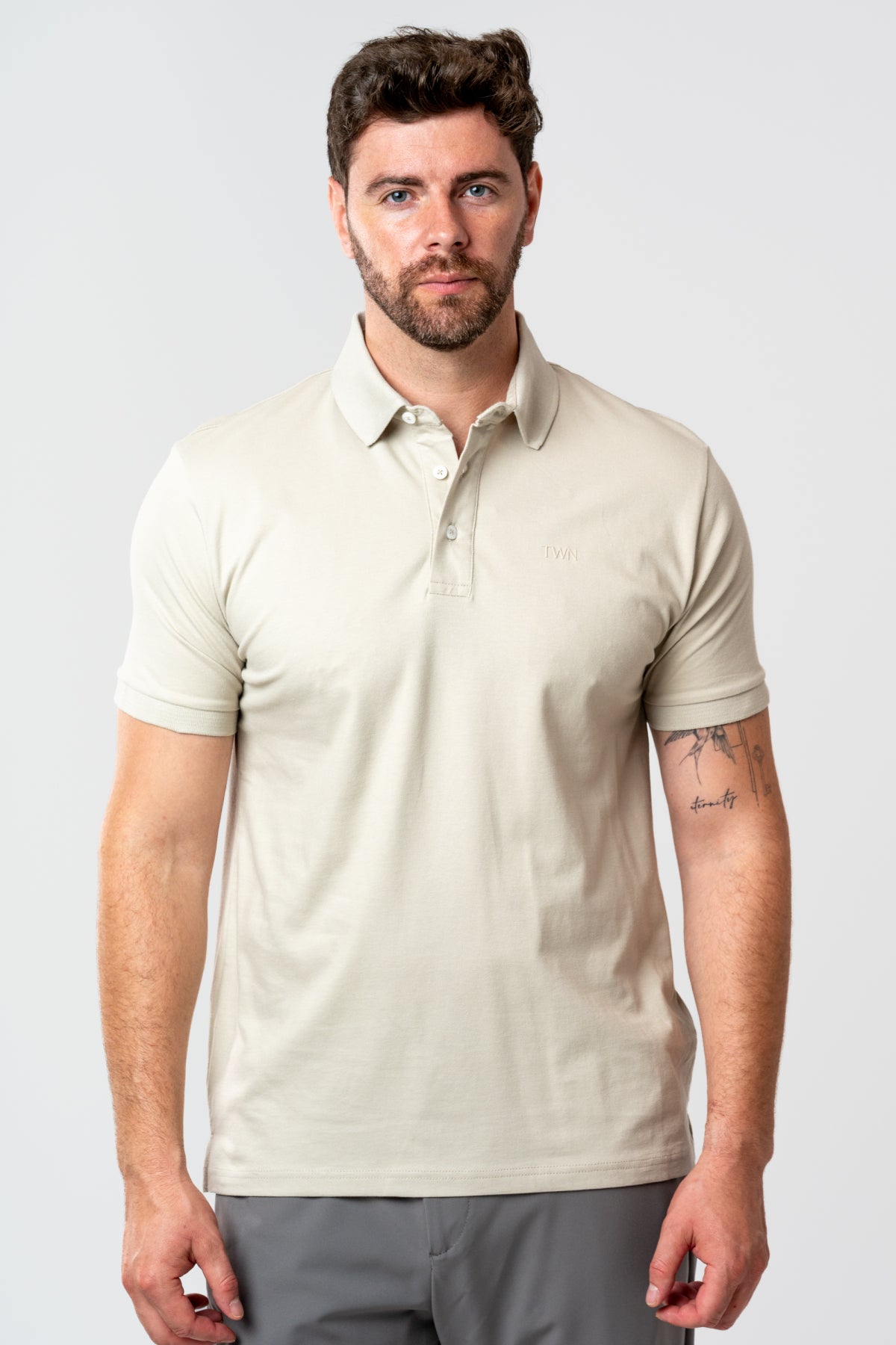 TRICOU SLIM FIT TWN - Bej