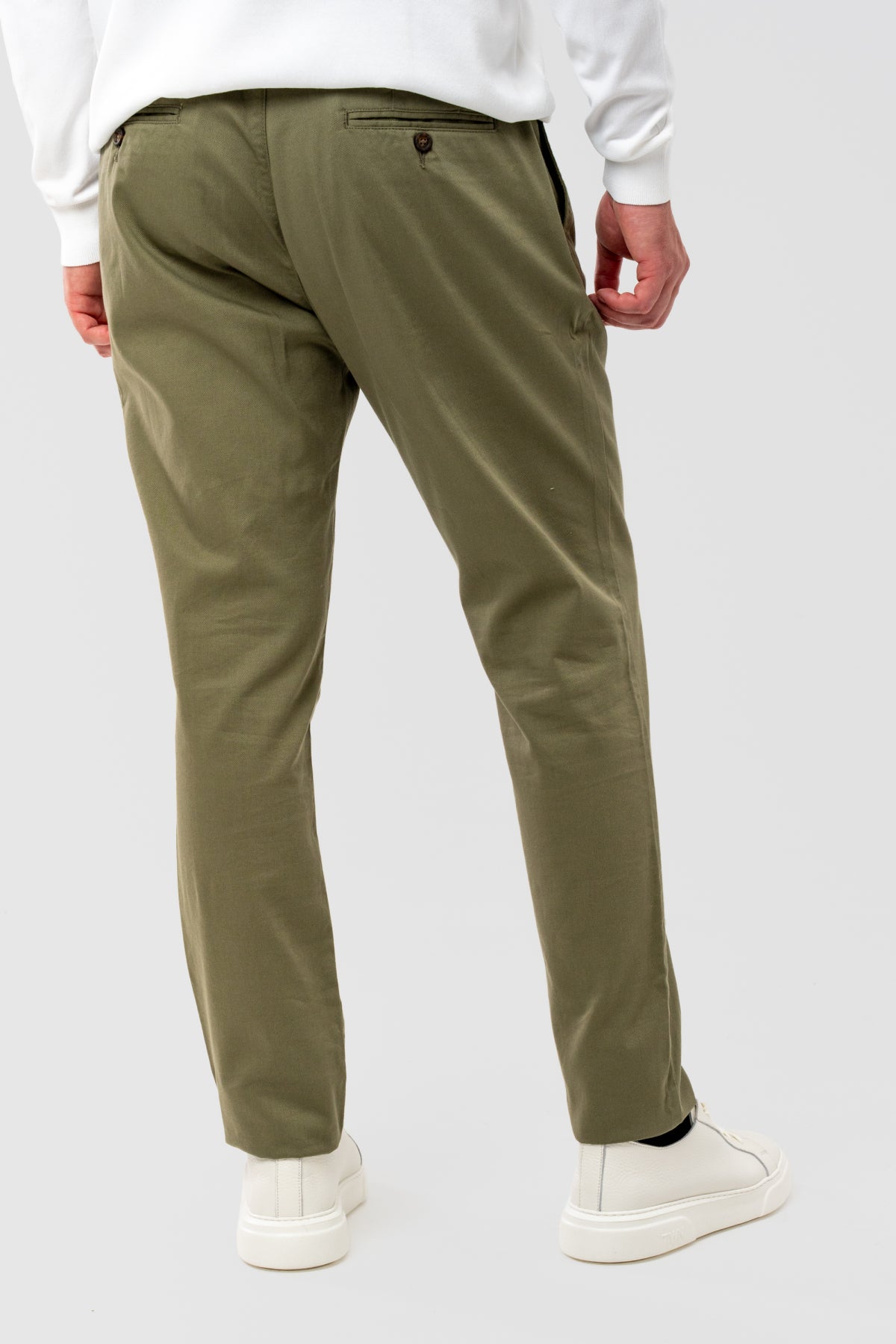 PANTALONI CHINO SLIM FIT TWN - Verde Închis