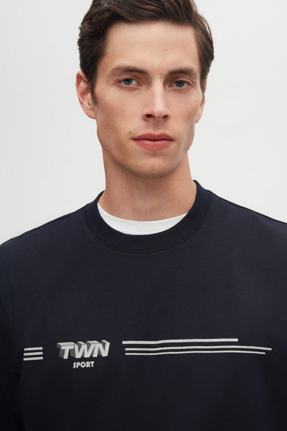 HANORAC RELAXED FIT TWN - Bleumarin