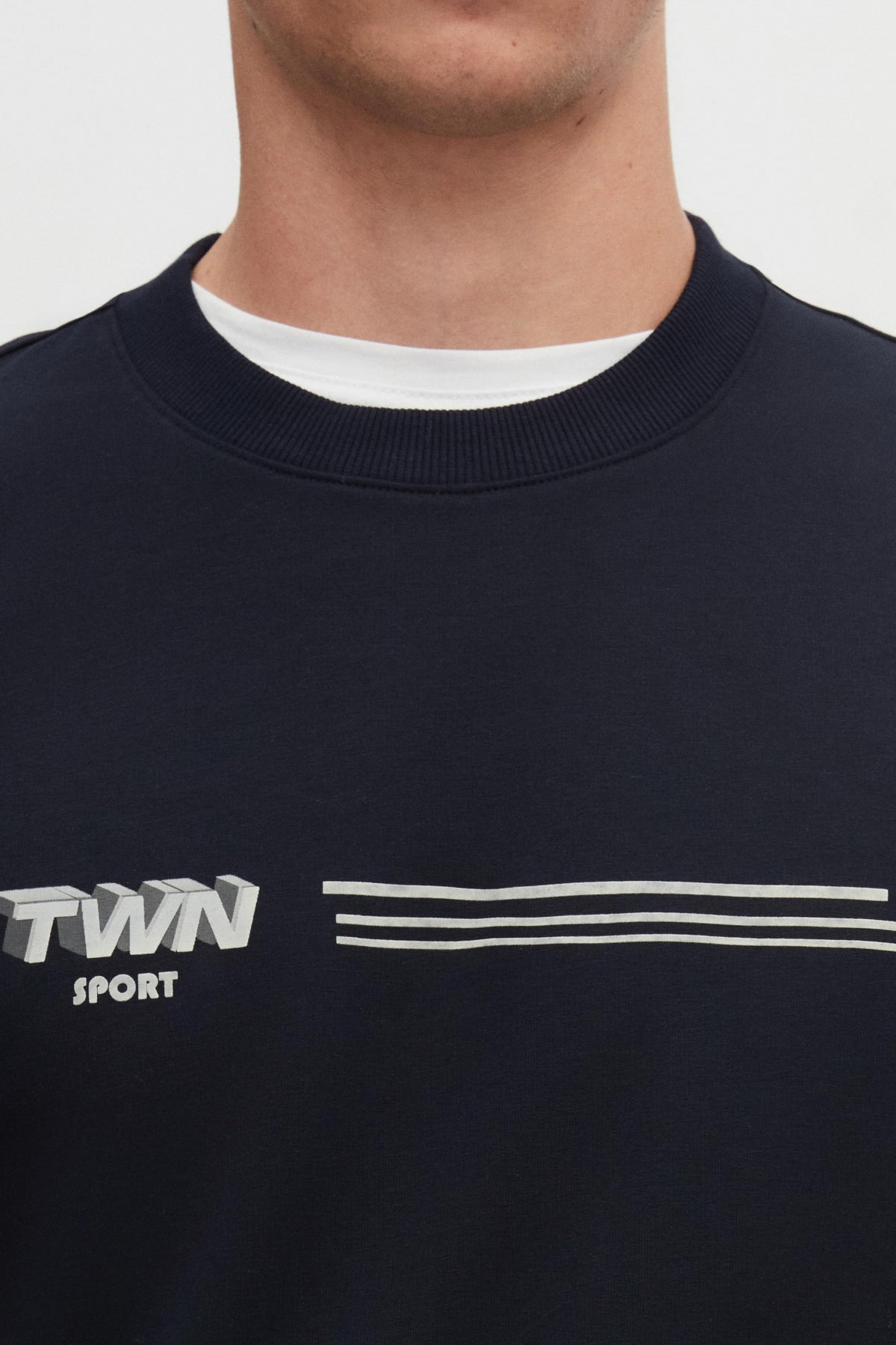 HANORAC RELAXED FIT TWN - Bleumarin
