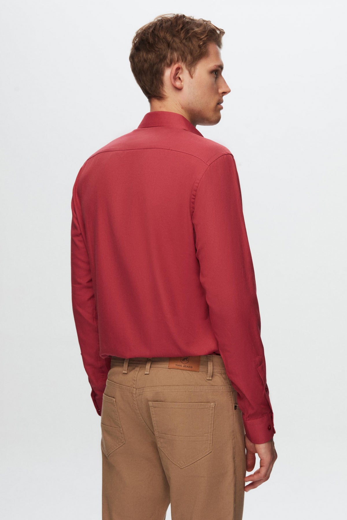 CAMASA SLIM FIT TWN - Bordo