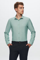 CAMASA SLIM FIT TWN  - Verde