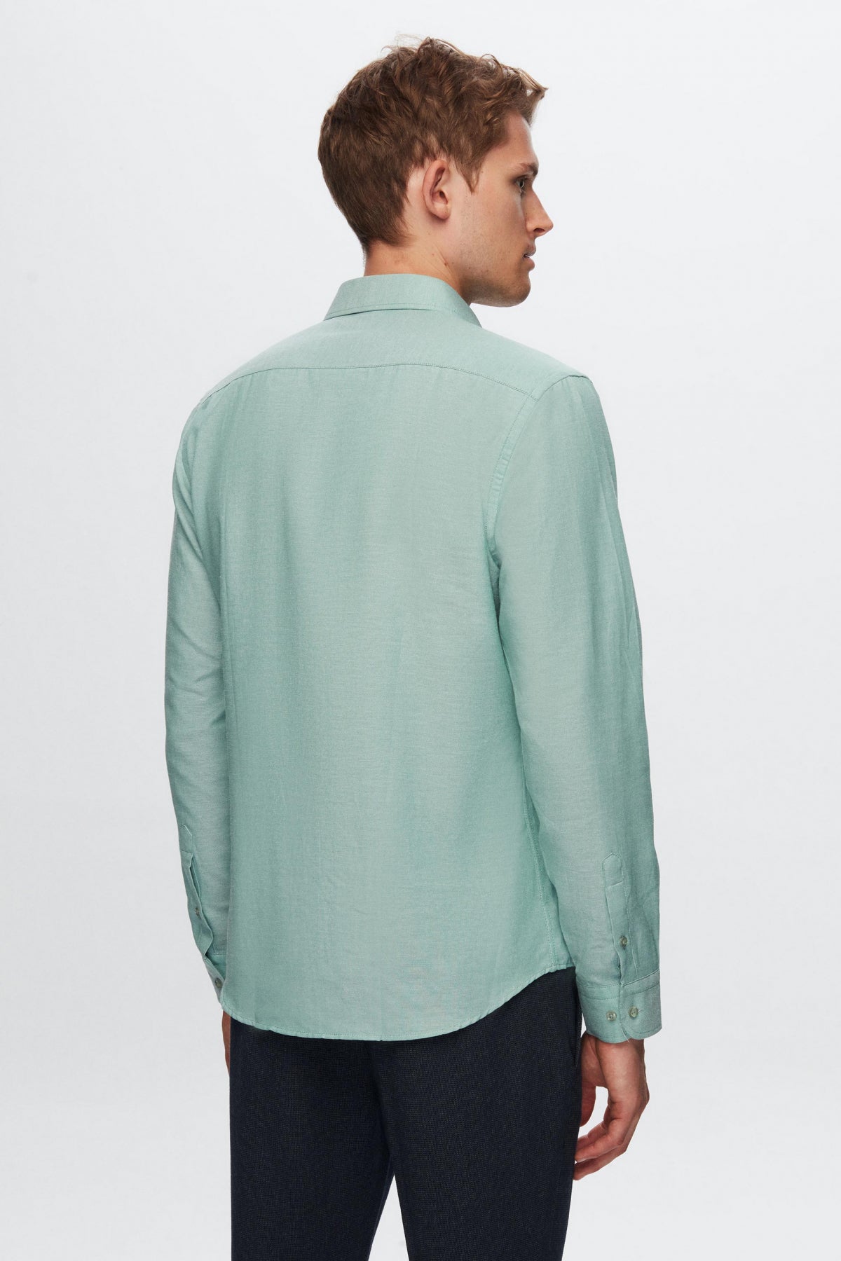 CAMASA SLIM FIT TWN - Verde
