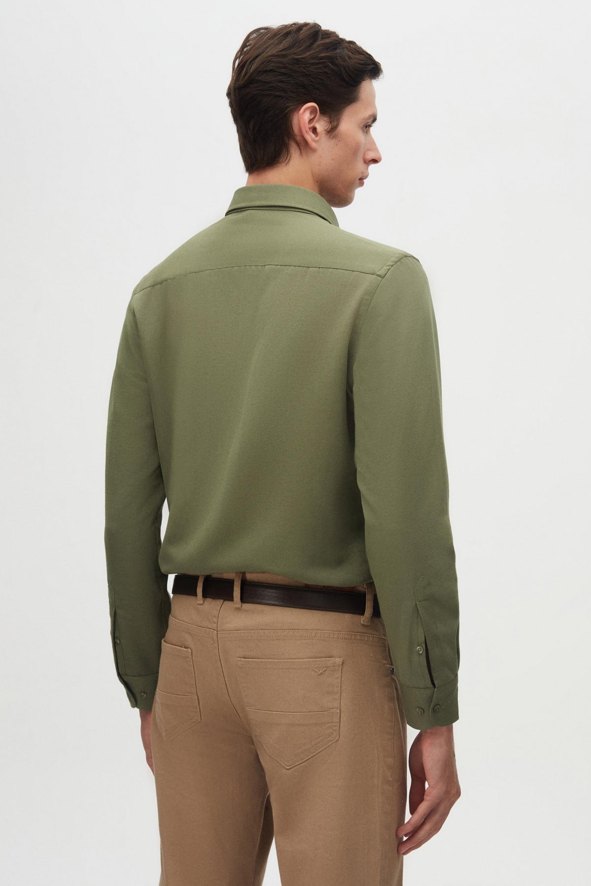 CAMASA SLIM FIT TWN - Kaki