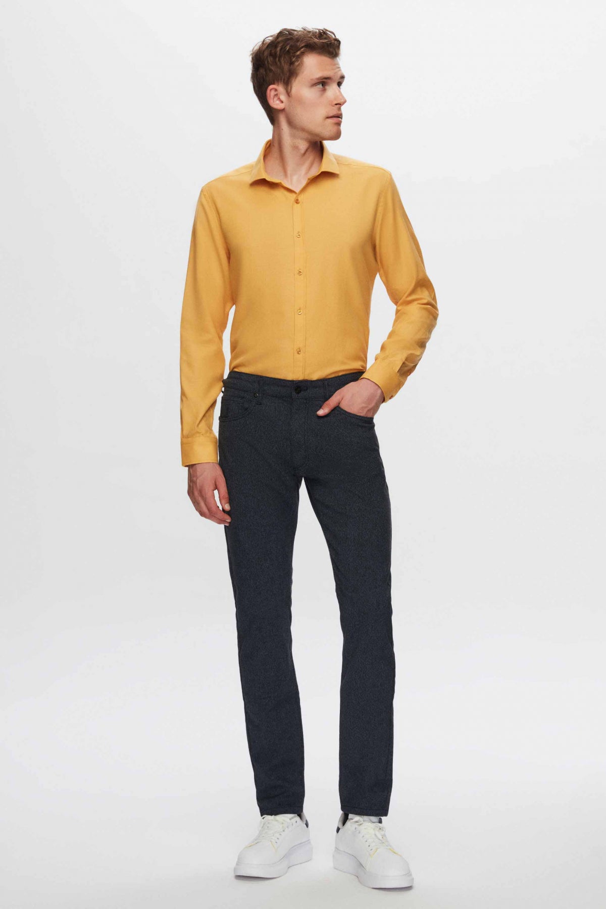 CAMASA SLIM FIT TWN - Muștar