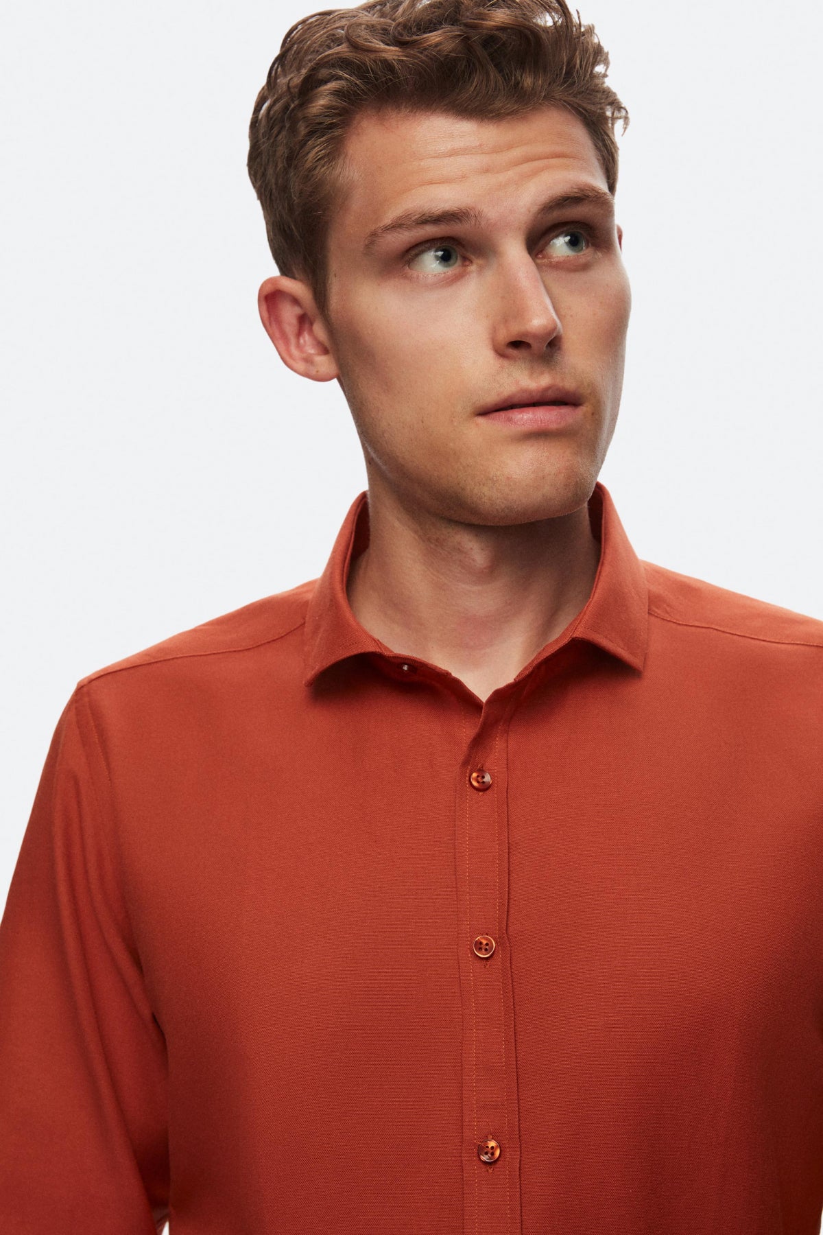 CAMASA SLIM FIT TWN - Portocaliu