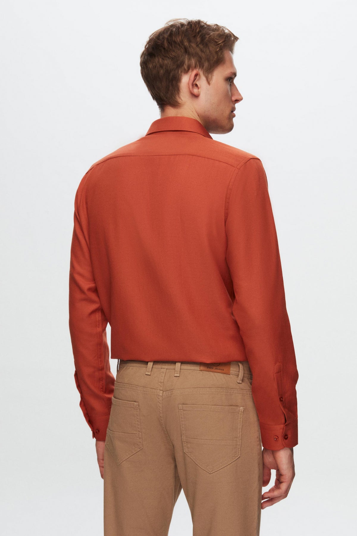 CAMASA SLIM FIT TWN - Portocaliu