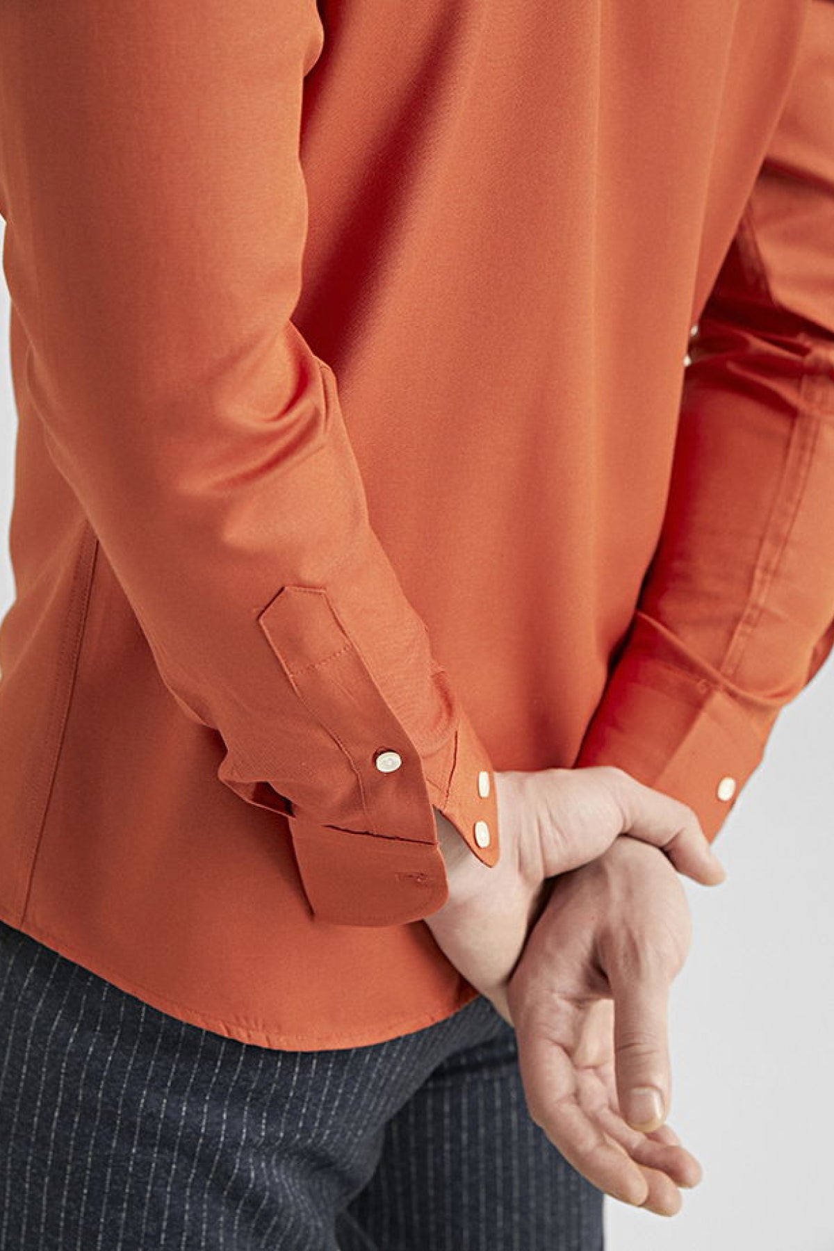 CAMASA SLIM FIT TWN - Portocaliu