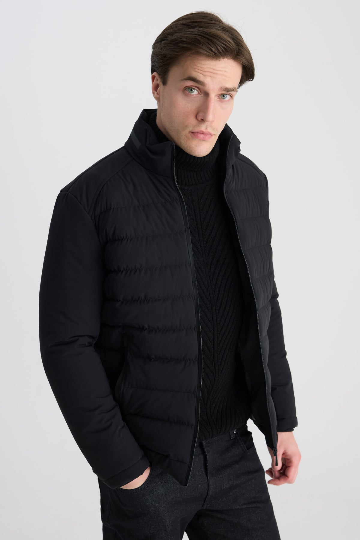 GEACA RELAXED FIT TWN - Negru