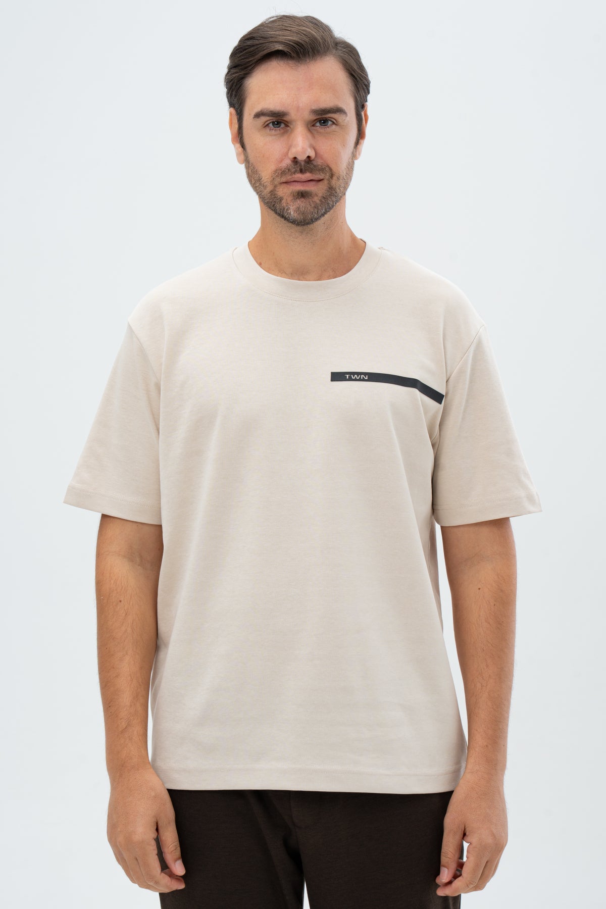 TRICOU RELAXED FIT TWN - Bej