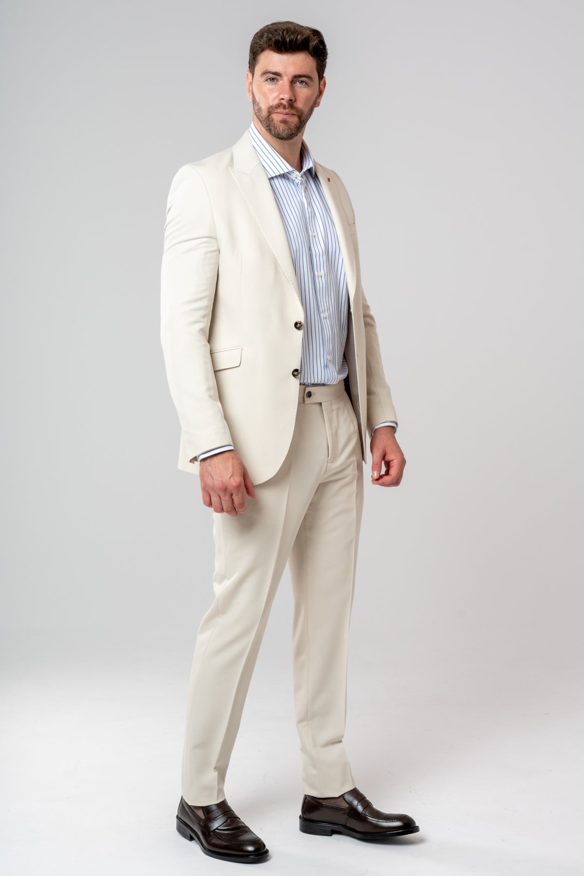 COSTUM SLIM FIT TWN - Bej
