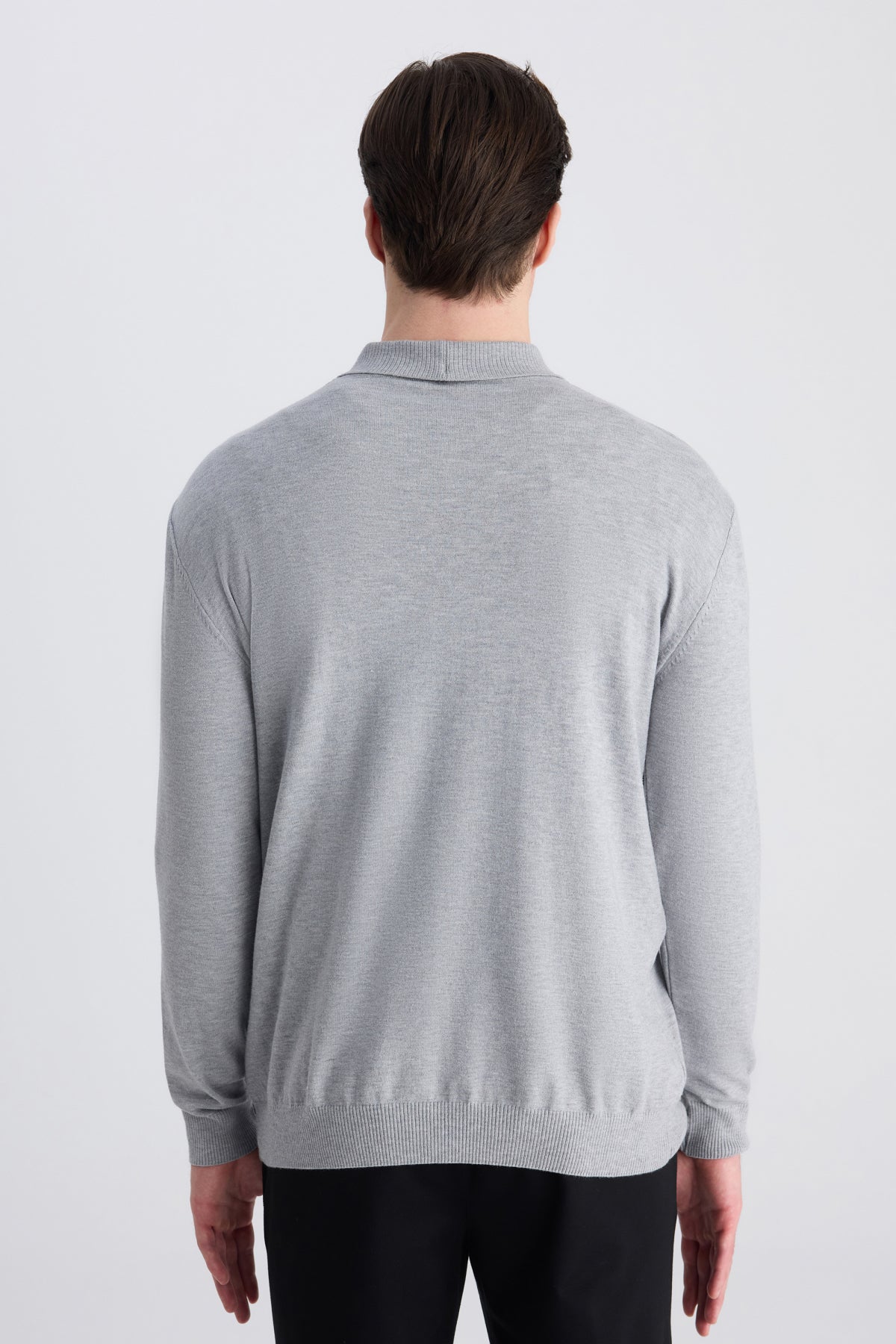 PULOVER SLIM FIT TWN - Gri