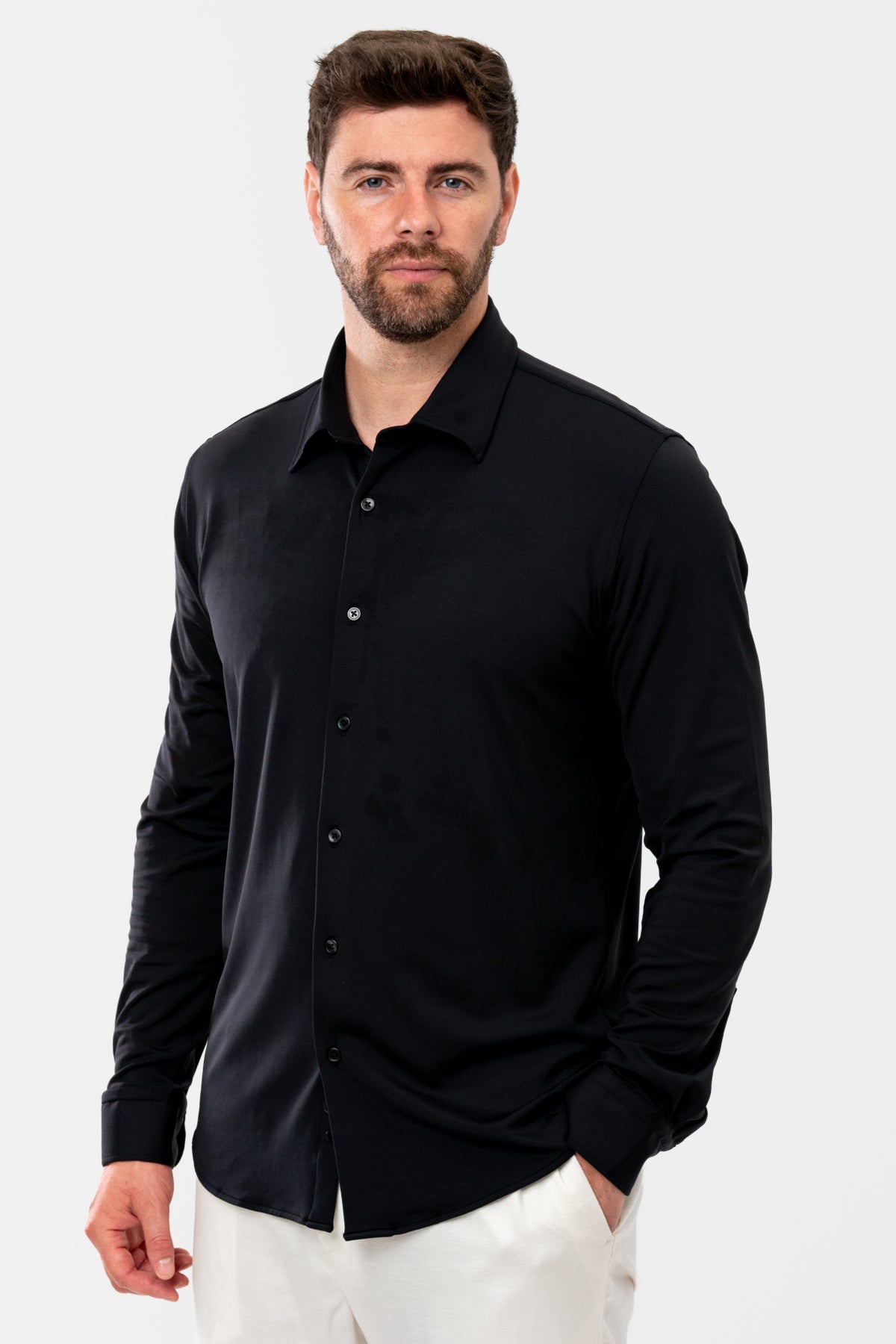 CAMASA SLIM FIT TWN - Negru