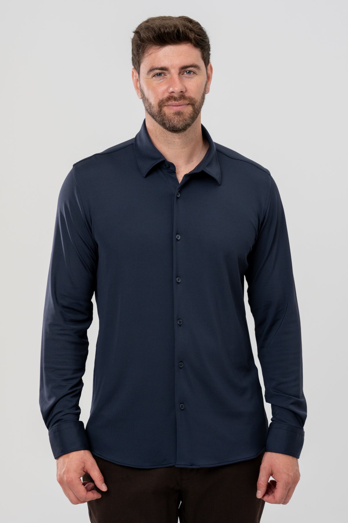 CAMASA SLIM FIT TWN - Bleumarin