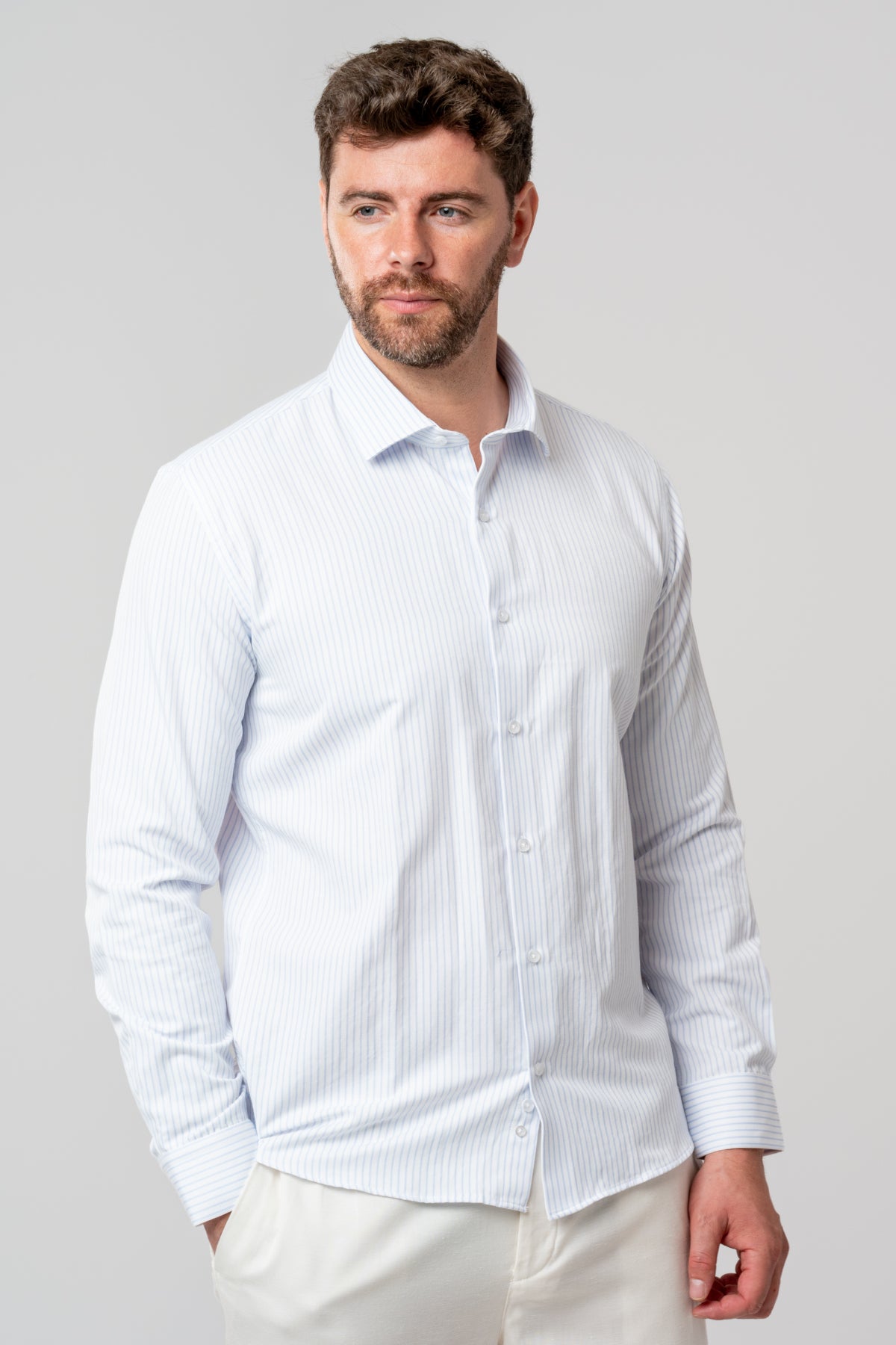 CAMASA SLIM FIT TWN - Bleu