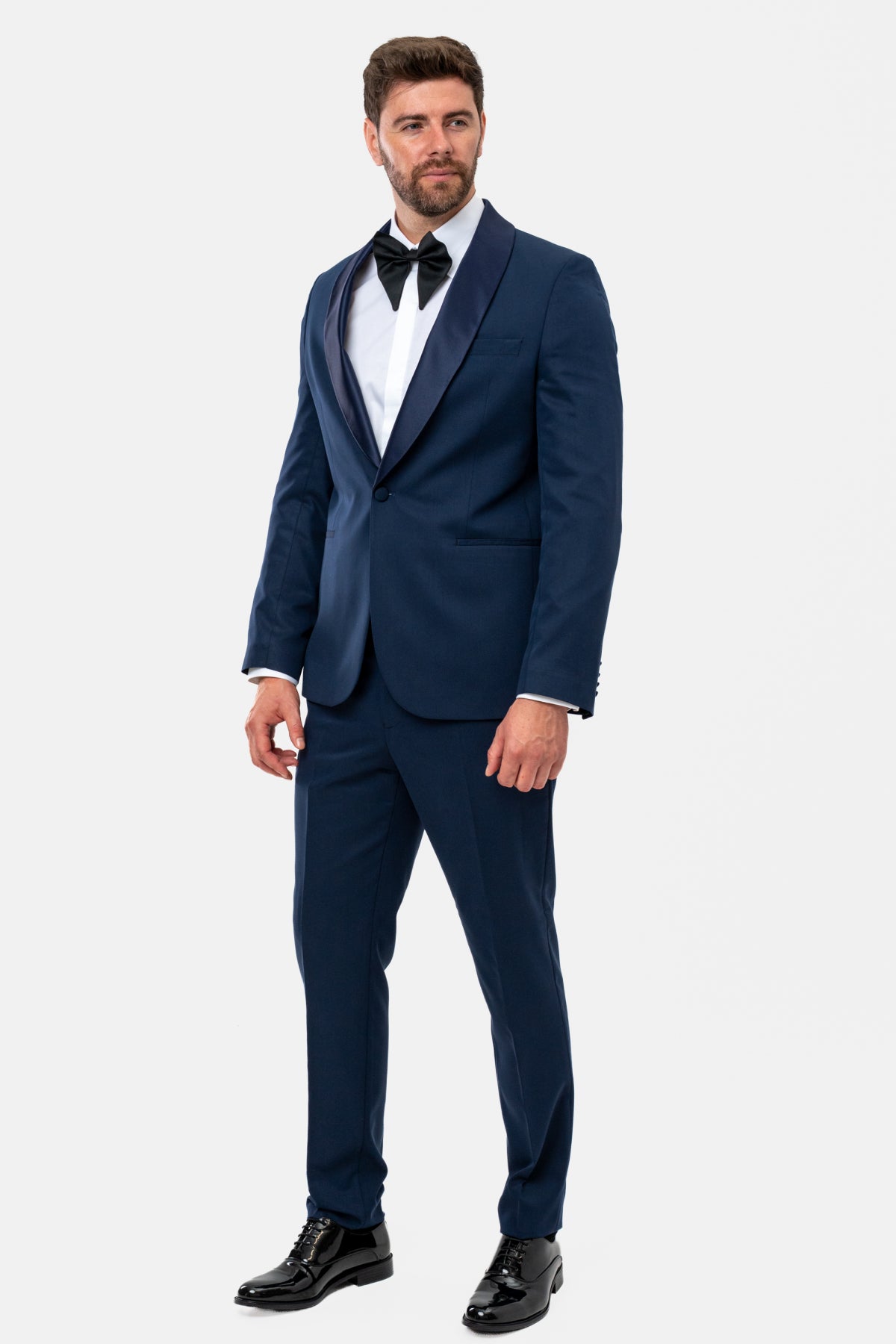 COSTUM CEREMONIE SLIM FIT TWN - Bleumarin