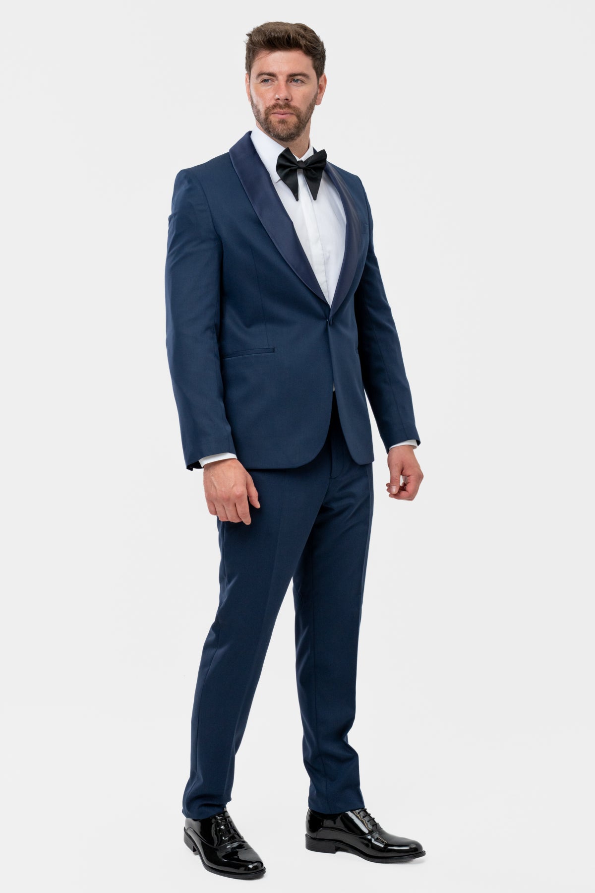 COSTUM CEREMONIE SLIM FIT TWN - Bleumarin