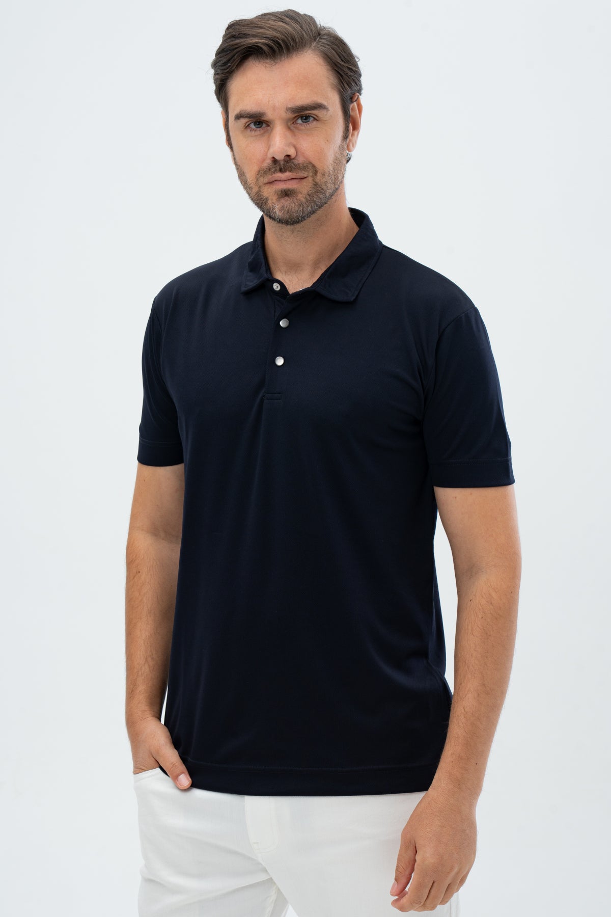TRICOU SLIM FIT TWN - Bleumarin