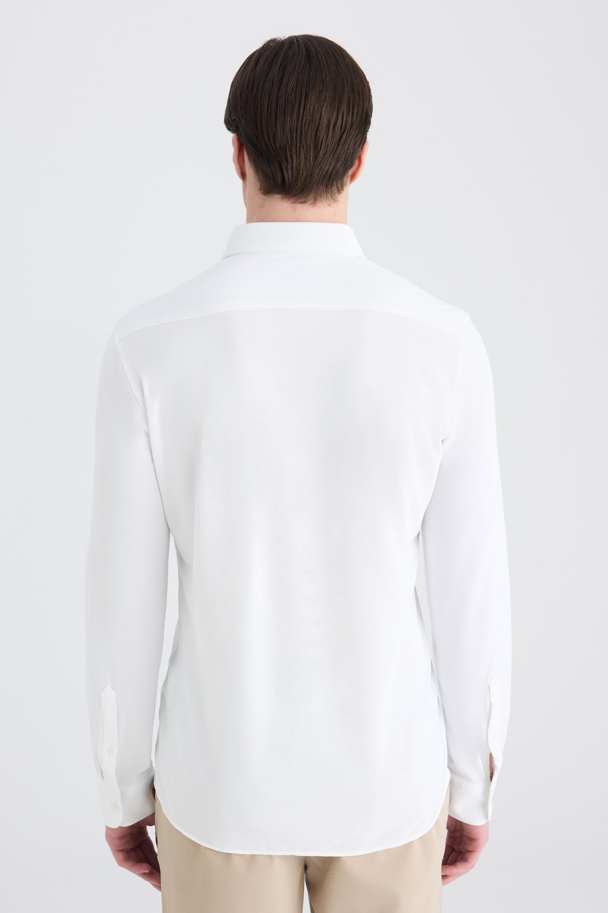 CAMASA SLIM FIT TWN - Alb