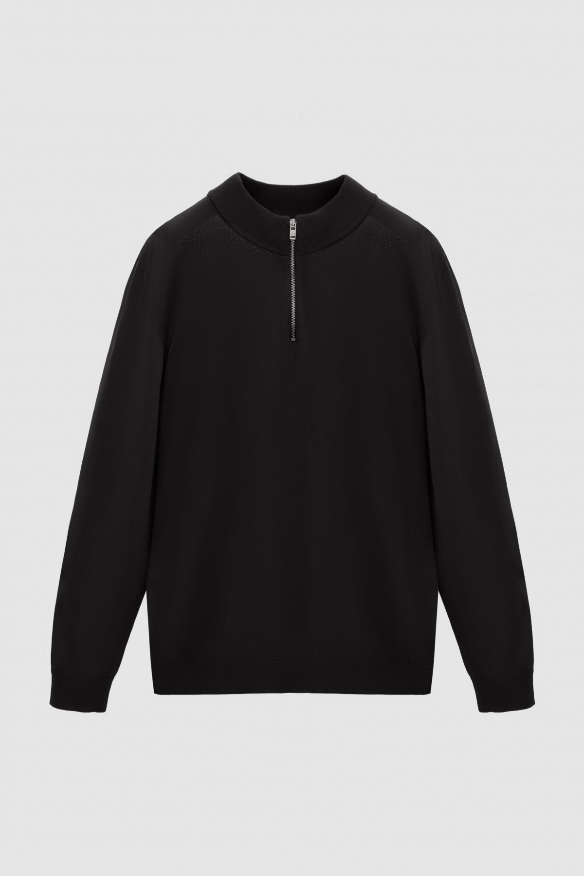 PULOVER SLIM FIT TWN - Negru