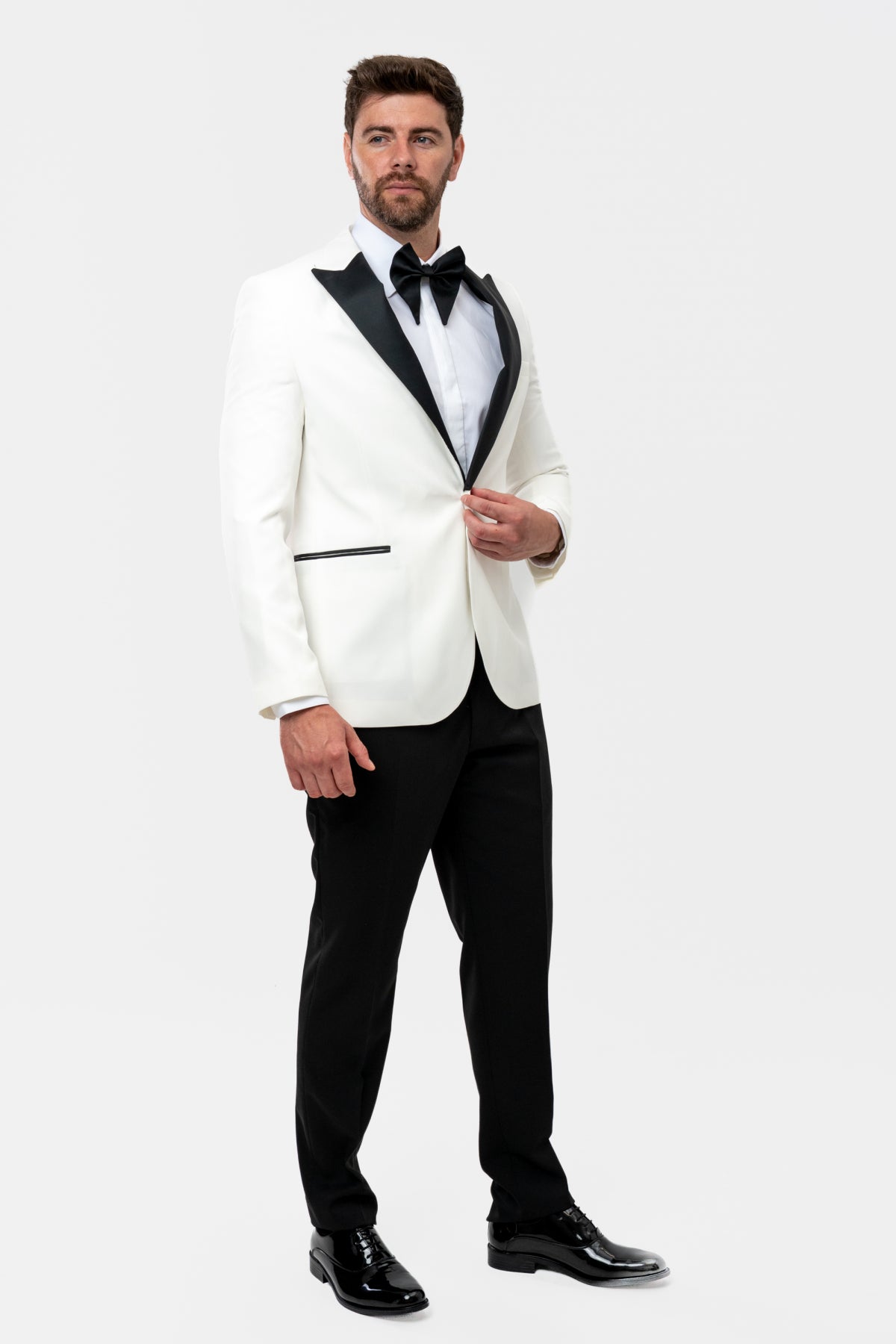 COSTUM CEREMONIE SLIM FIT TWN - Alb