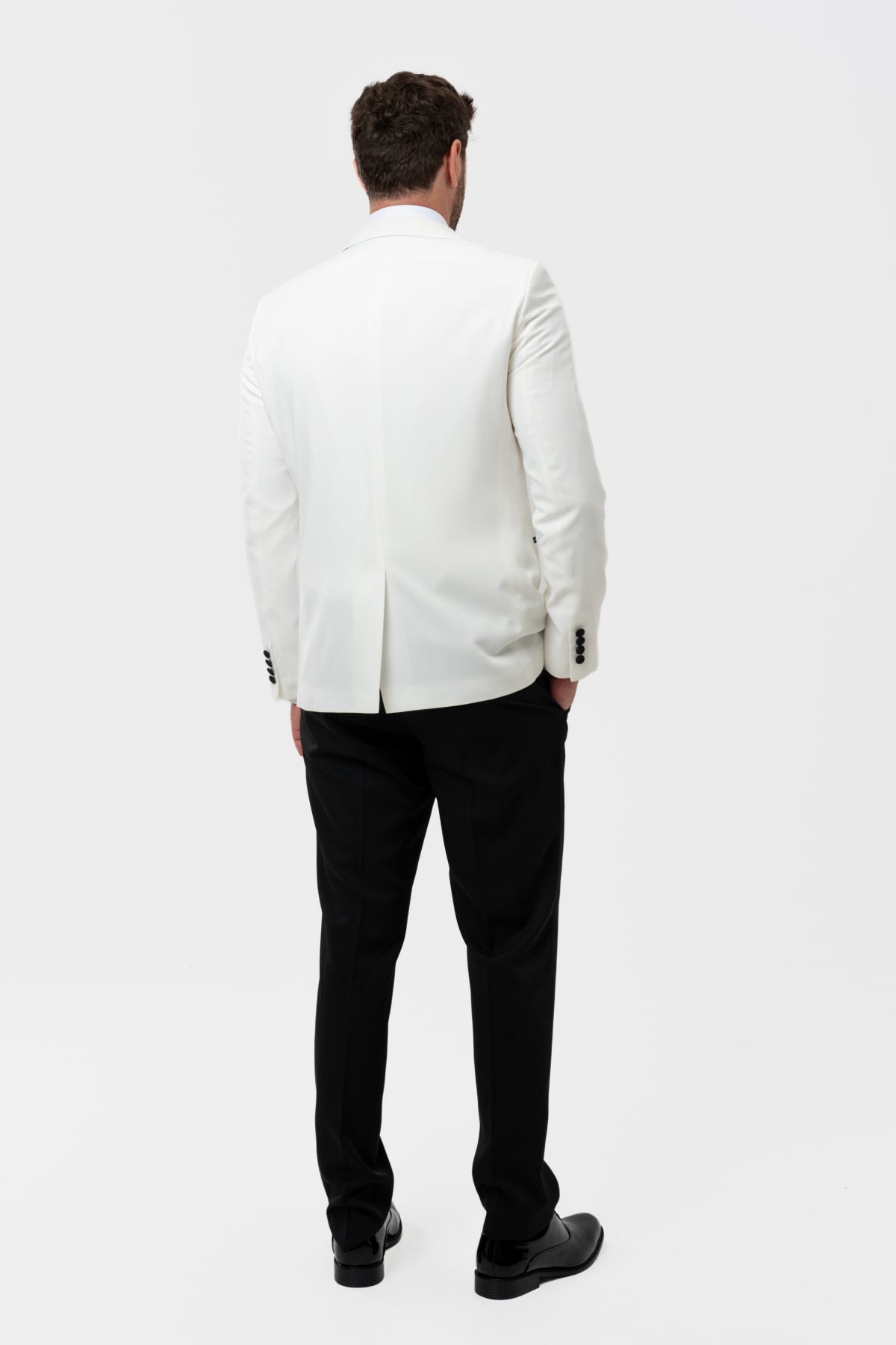 COSTUM CEREMONIE SLIM FIT TWN - Alb