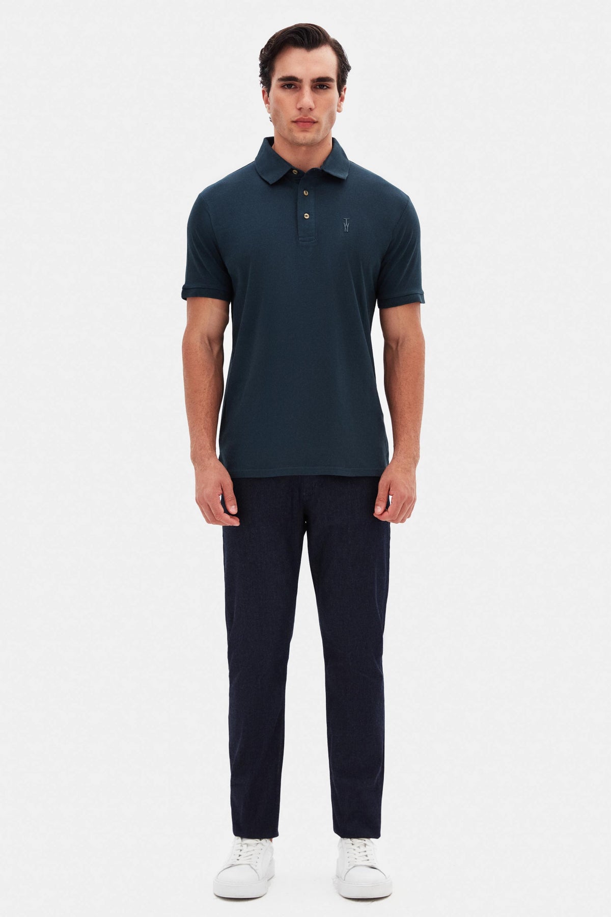 TRICOU SLIM FIT TWN - Turcoaz