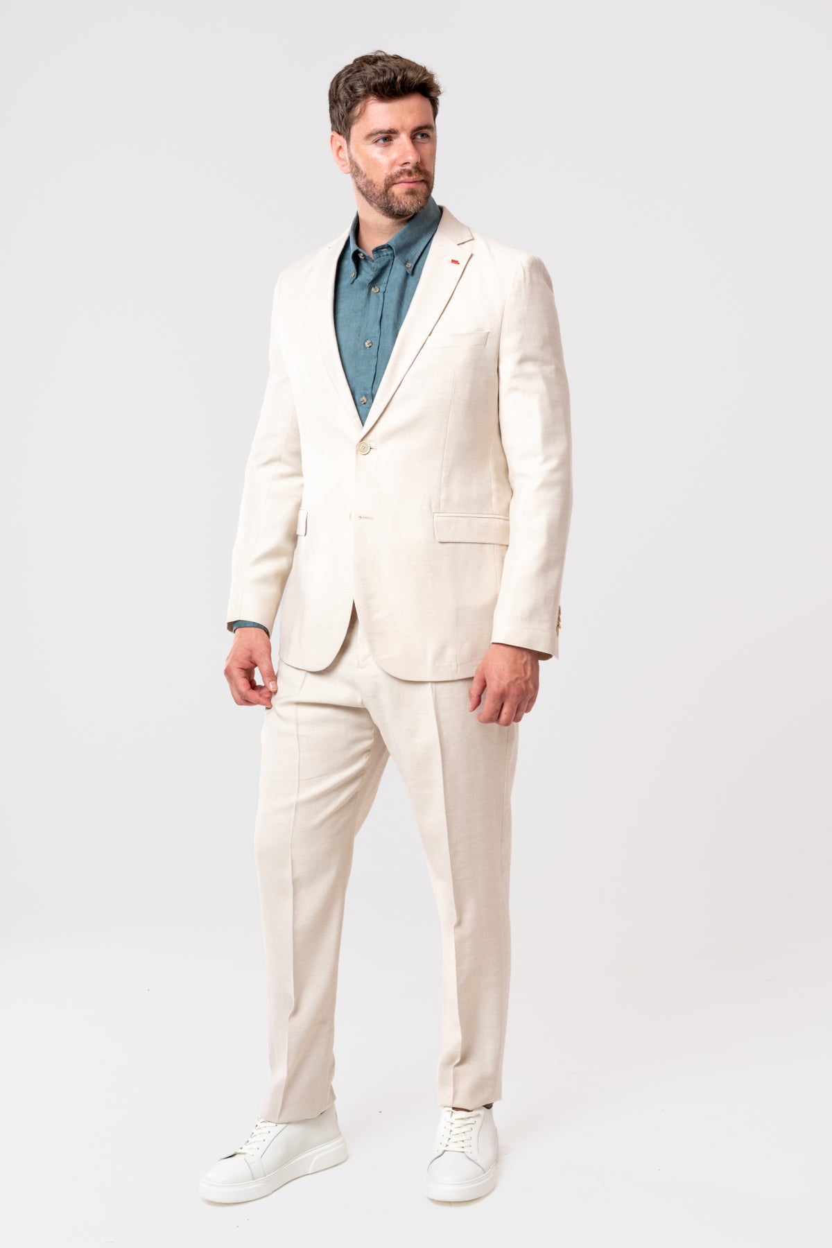 COSTUM SLIM FIT TWN - Bej