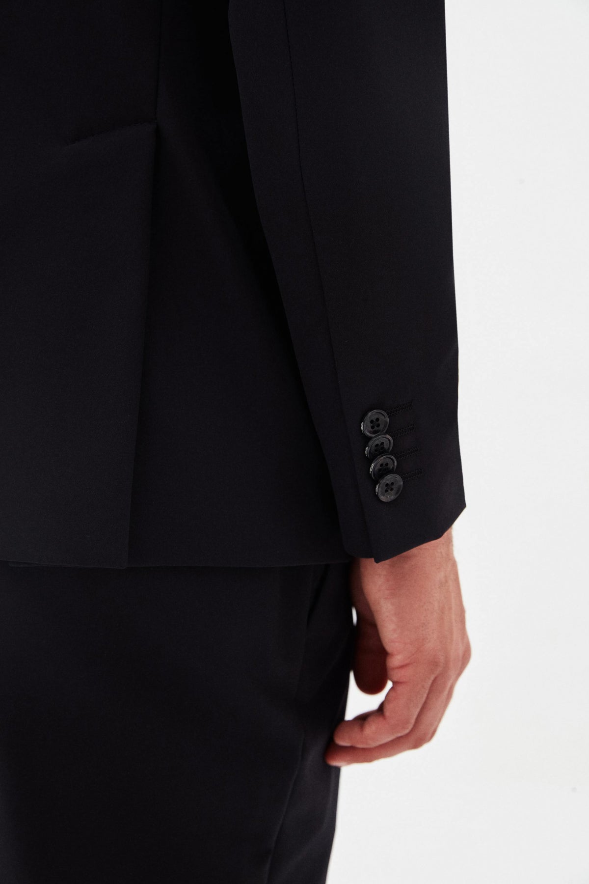 COSTUM CASUAL SLIM FIT TWN - Negru