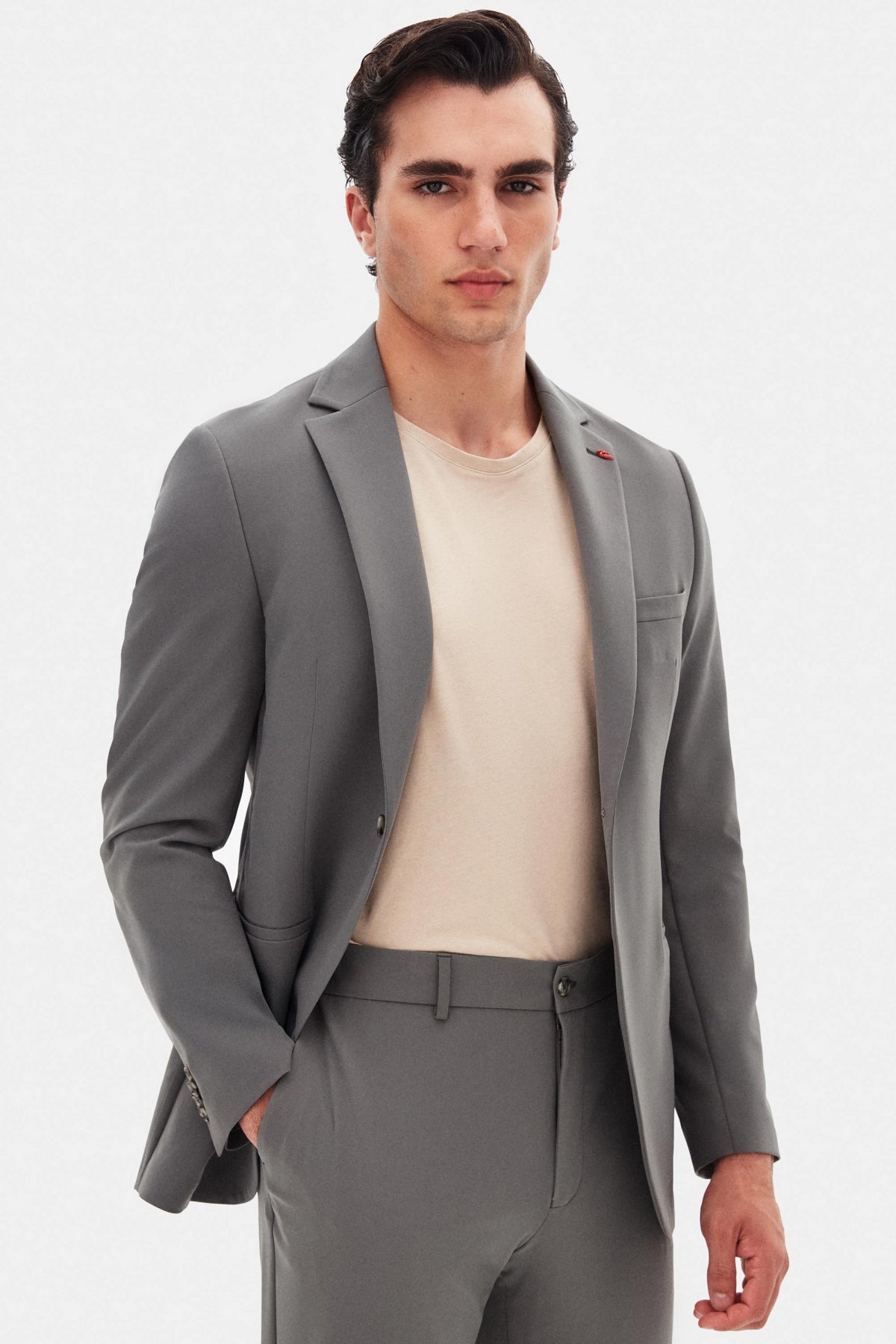 COSTUM CASUAL SLIM FIT TWN - Kaki Deschis