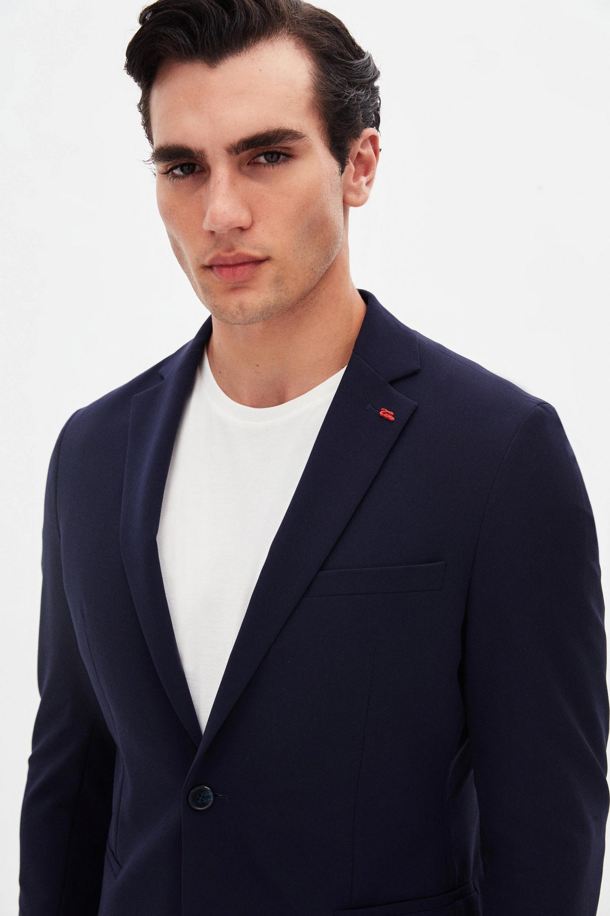 COSTUM CASUAL SLIM FIT TWN - Bleumarin
