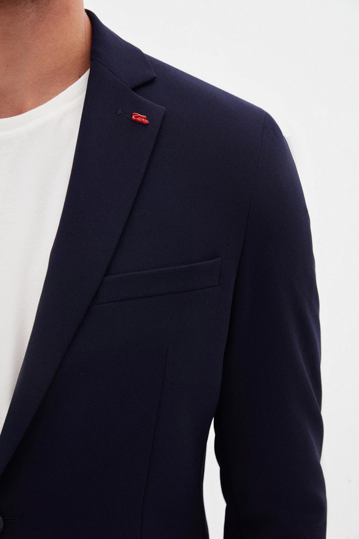 COSTUM CASUAL SLIM FIT TWN - Bleumarin