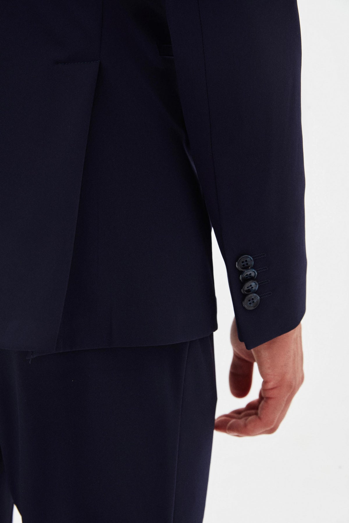 COSTUM CASUAL SLIM FIT TWN - Bleumarin