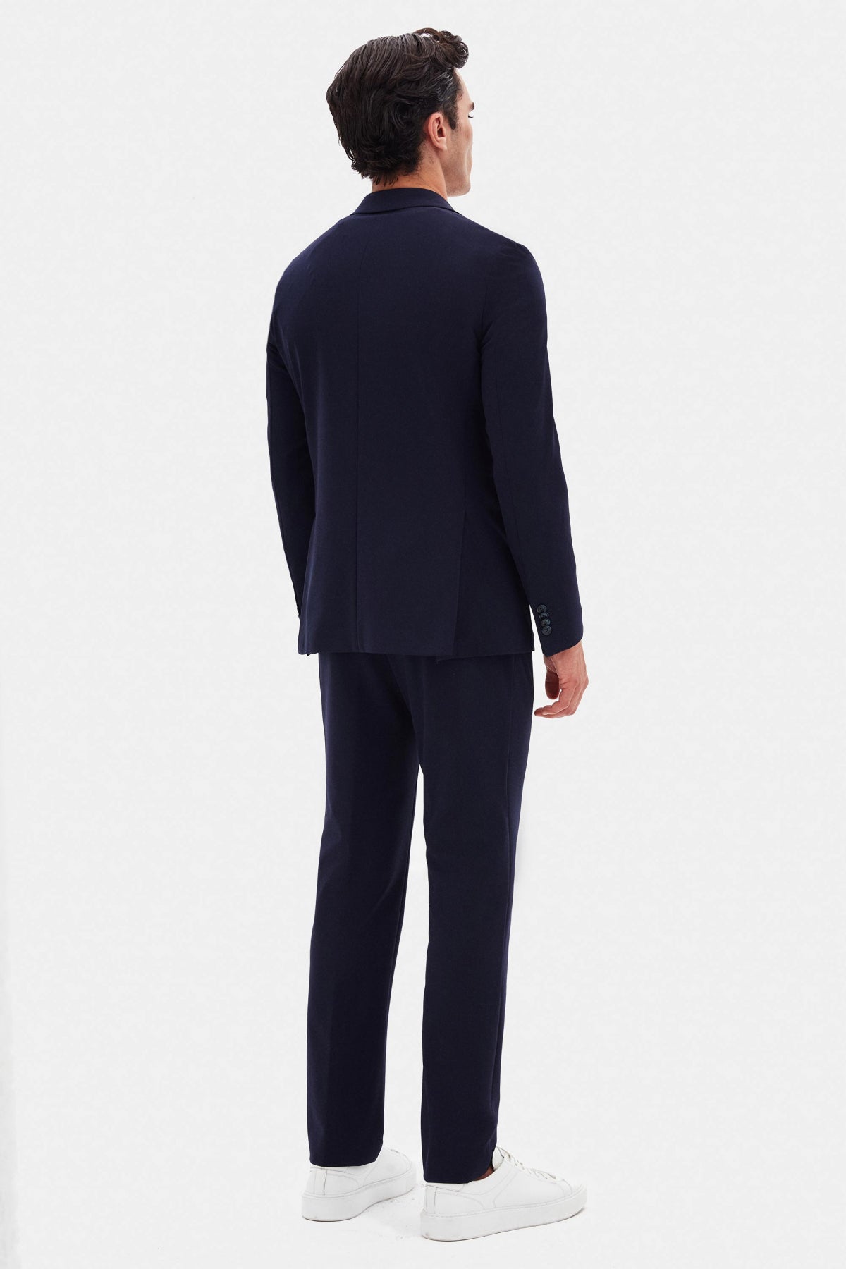 COSTUM CASUAL SLIM FIT TWN - Bleumarin