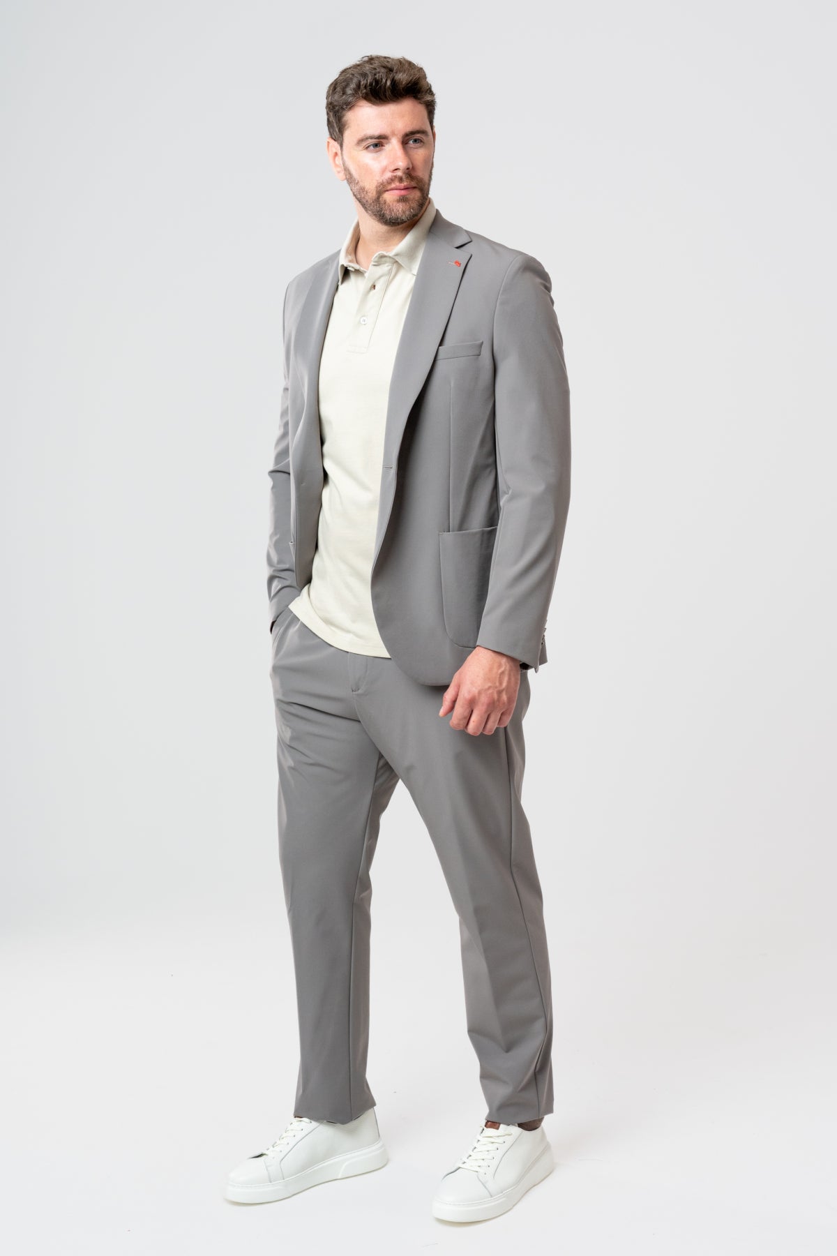 COSTUM SLIM FIT TWN - Bej
