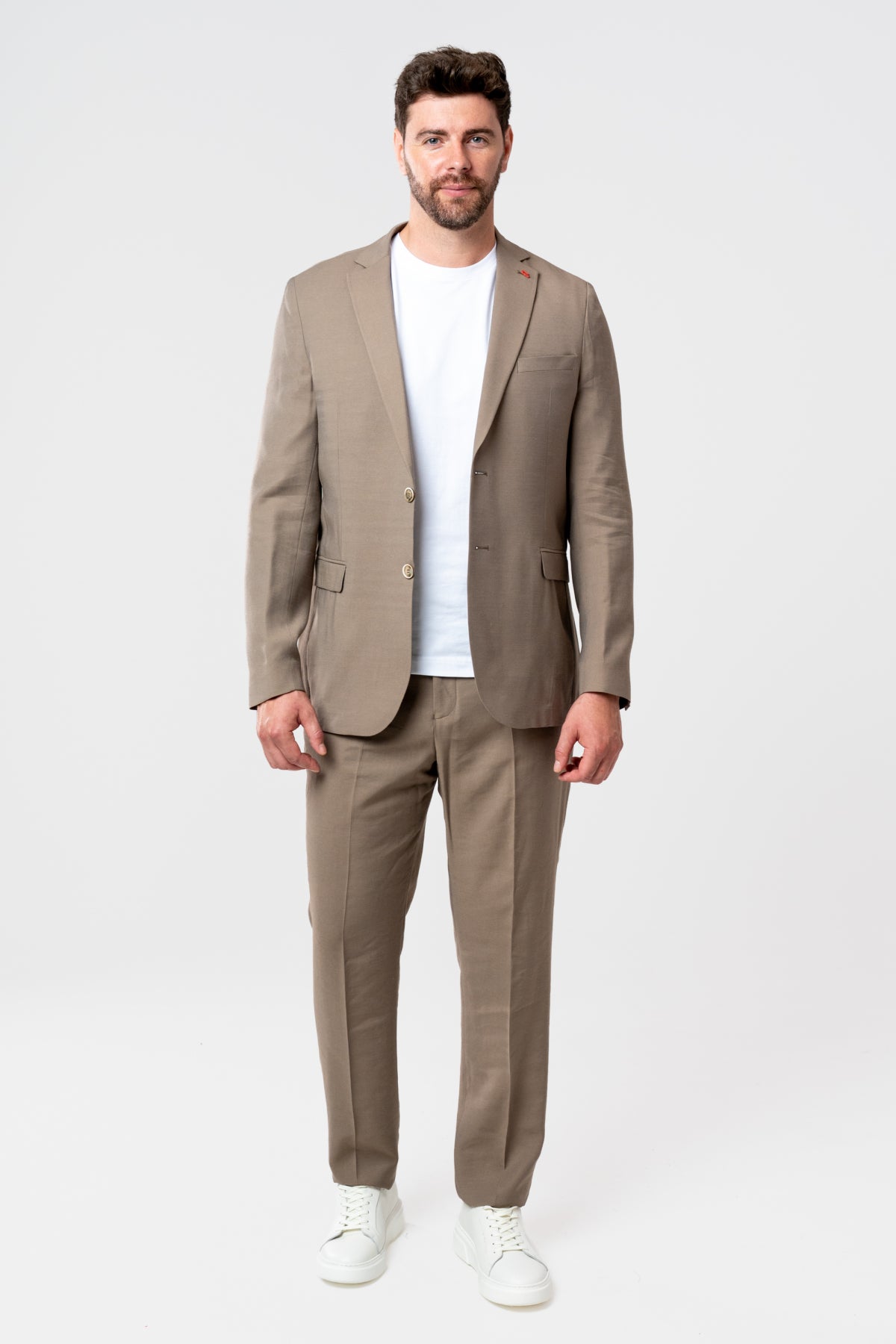 COSTUM SLIM FIT TWN - Bej