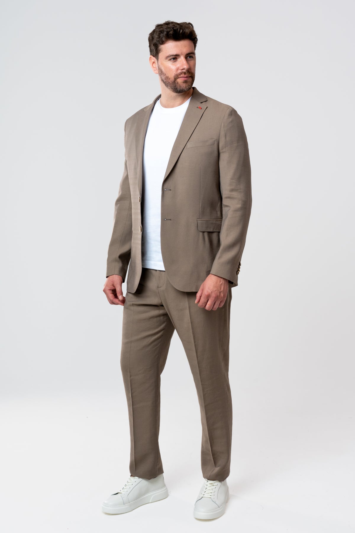 COSTUM SLIM FIT TWN - Bej