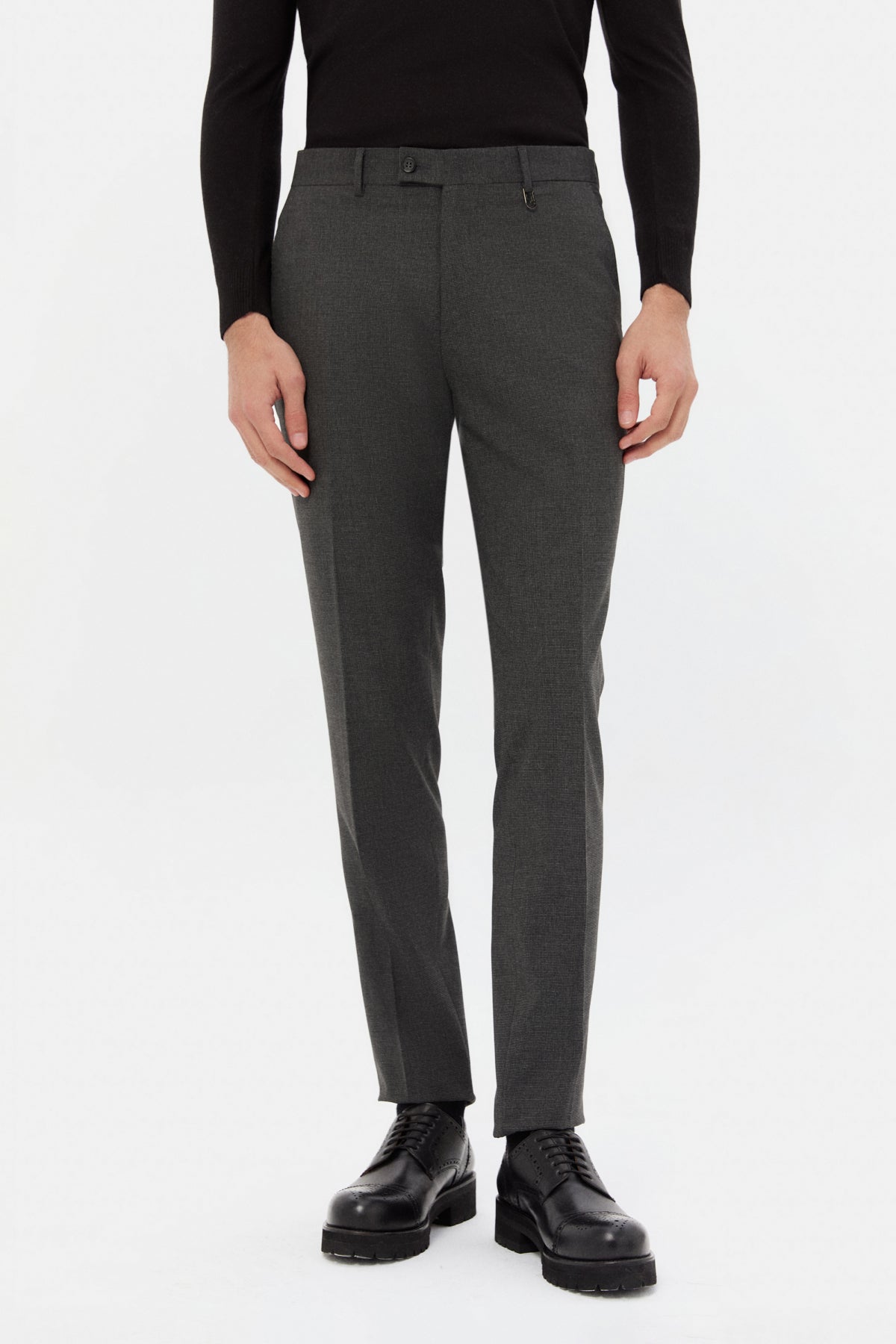 PANTALONI SLIM FIT TWN - Antracit