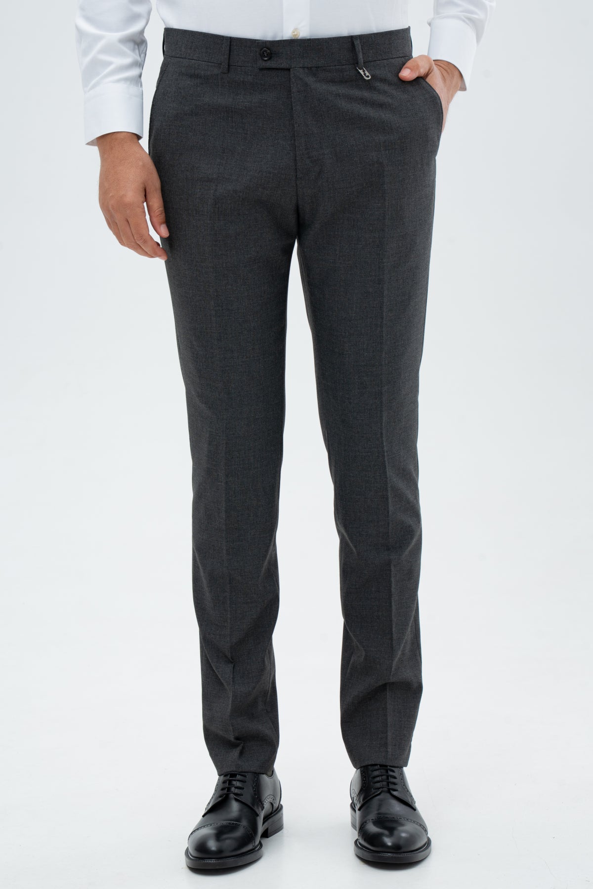 PANTALONI SLIM FIT TWN - Antracit