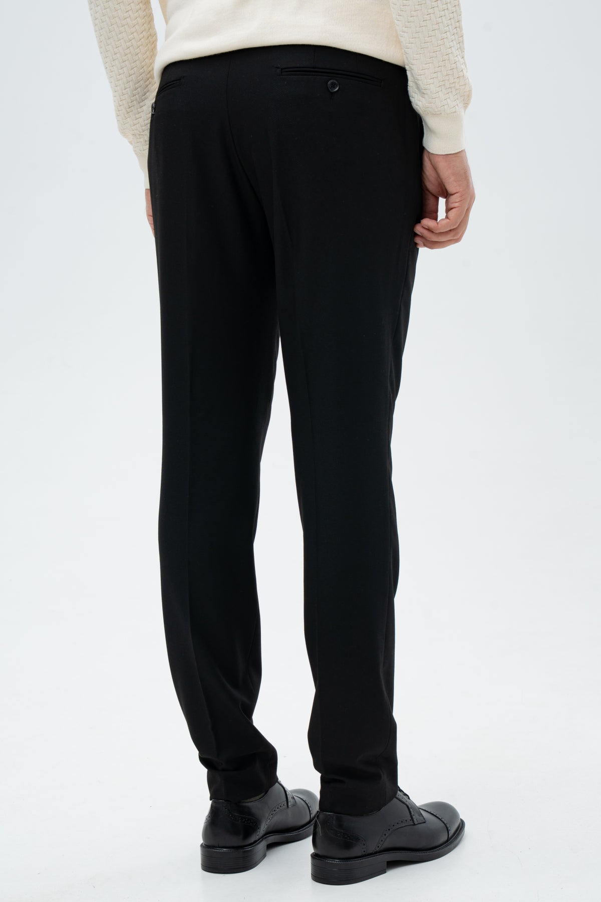 PANTALONI SLIM FIT TWN - Negru
